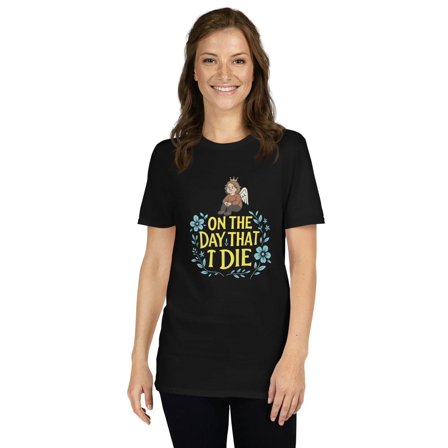 Lewis Capaldi "On The Day That I Die" Lyric T-Shirt - Unisex Cotton Tee T-shirt Alcyone213k