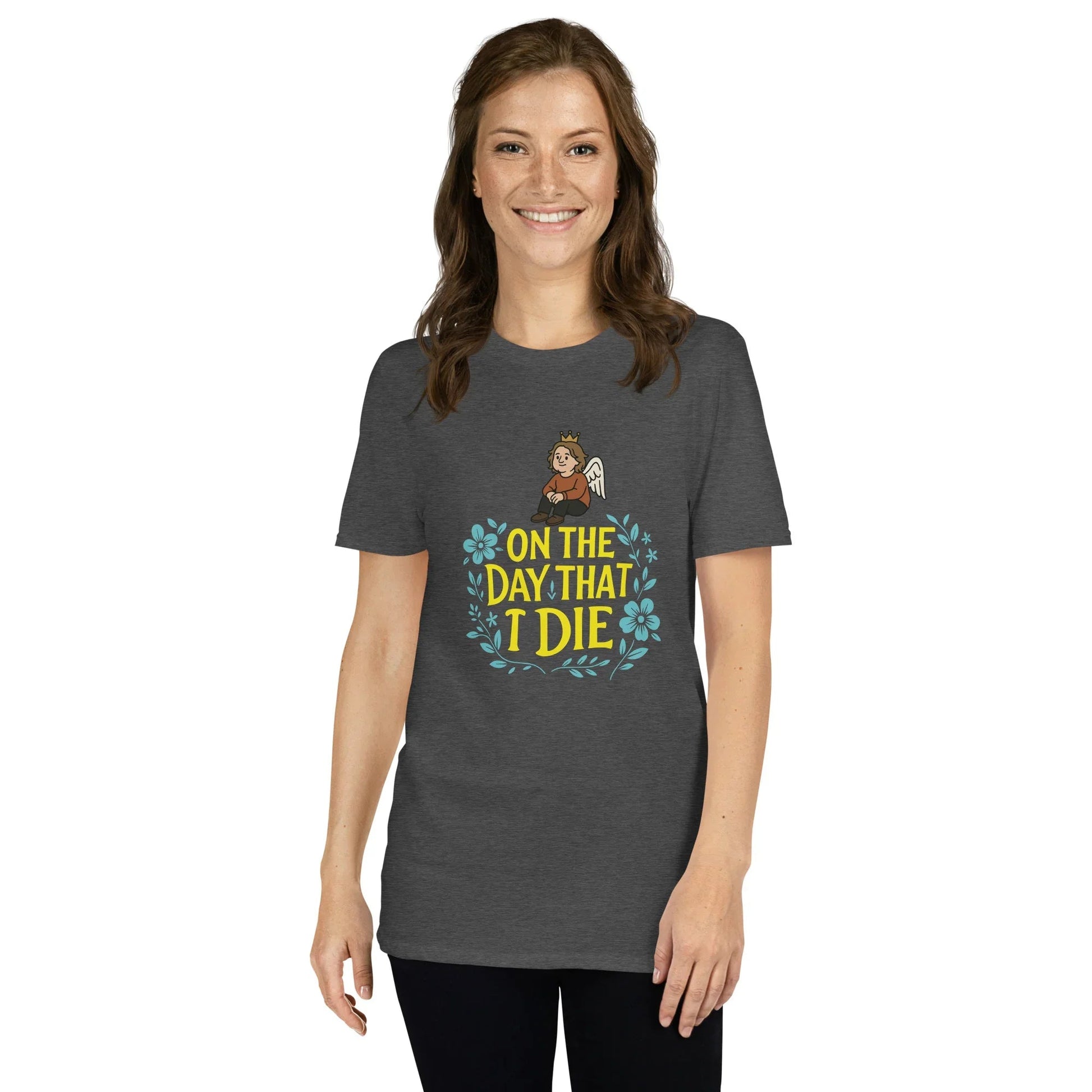 Lewis Capaldi "On The Day That I Die" Lyric T-Shirt - Unisex Cotton Tee T-shirt Alcyone213k