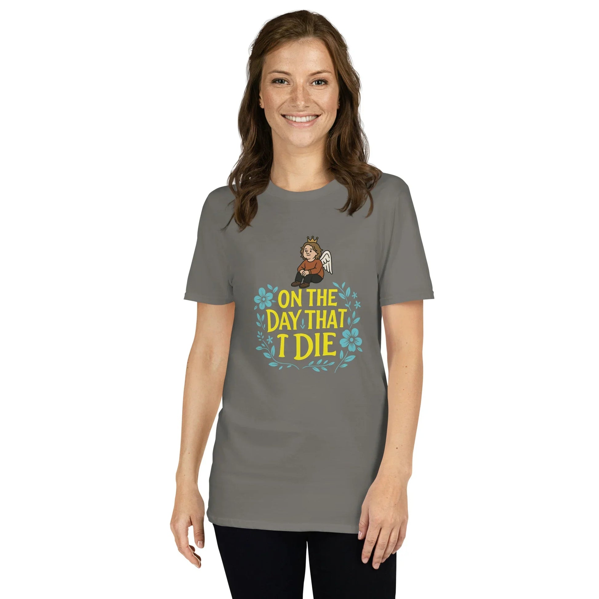 Lewis Capaldi "On The Day That I Die" Lyric T-Shirt - Unisex Cotton Tee T-shirt Alcyone213k