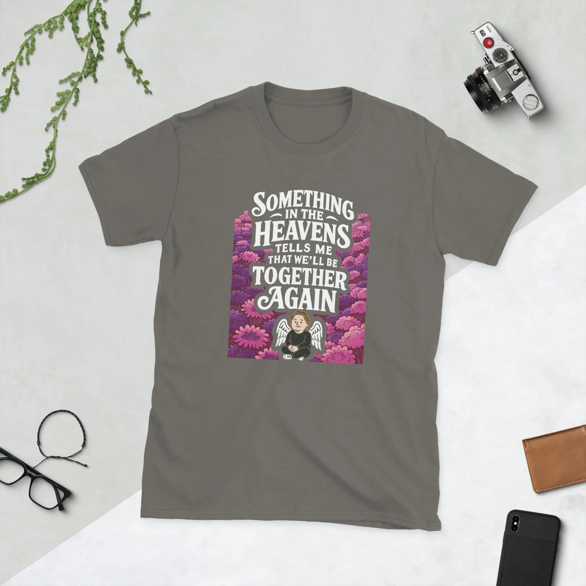 Lewis Capaldi "Something In The Heavens" Lyric T-Shirt - Unisex Short-Sleeve T-shirt Alcyone213k