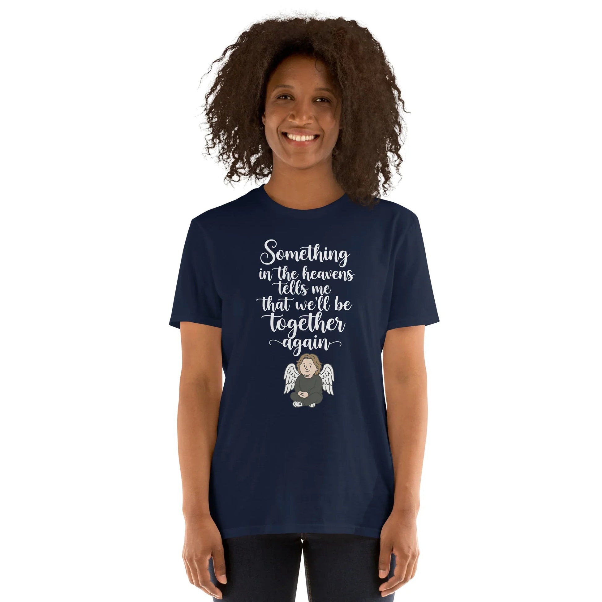 Lewis Capaldi "Something In The Heavens" Lyric T-Shirt - Unisex Cotton Tee T-shirt Alcyone213k