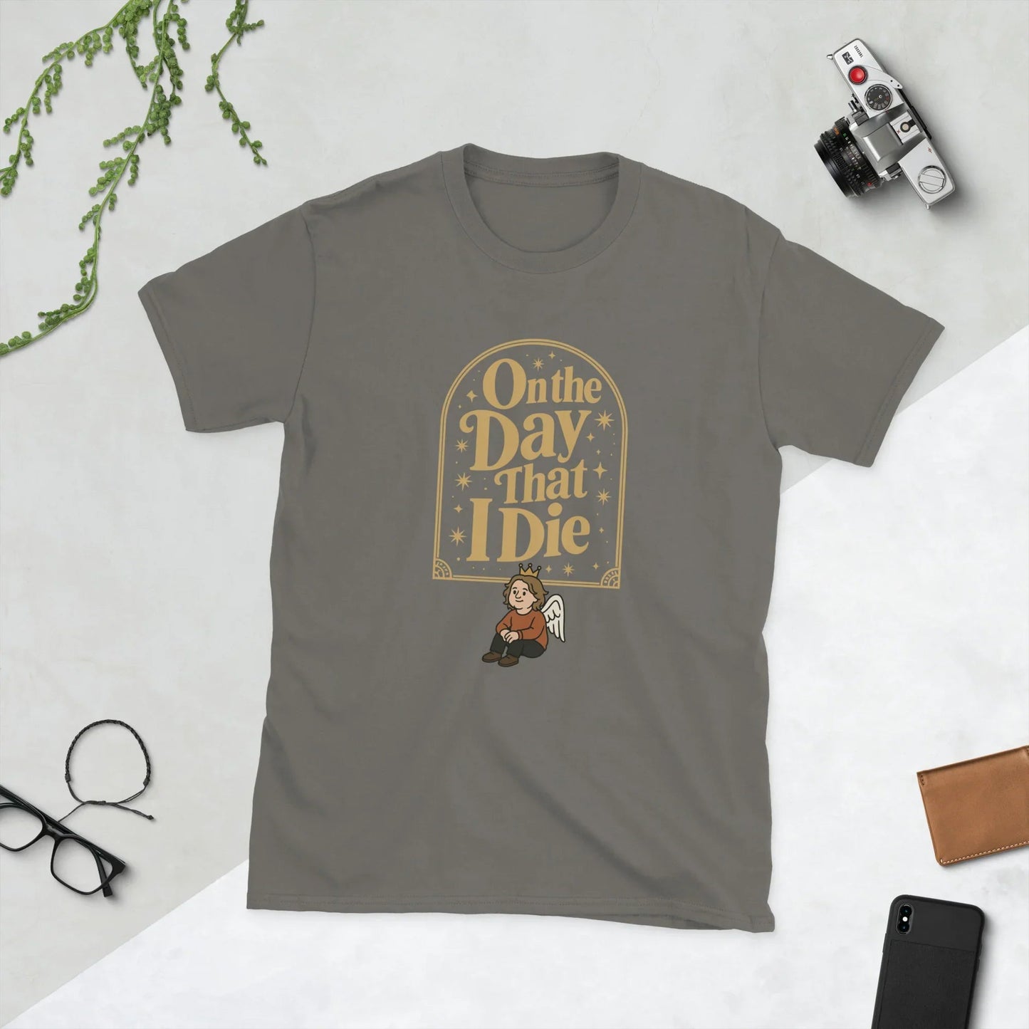Lewis Capaldi "On The Day That I Die" Lyrics T-Shirt - Unisex Cotton Tee T-shirt Alcyone213k
