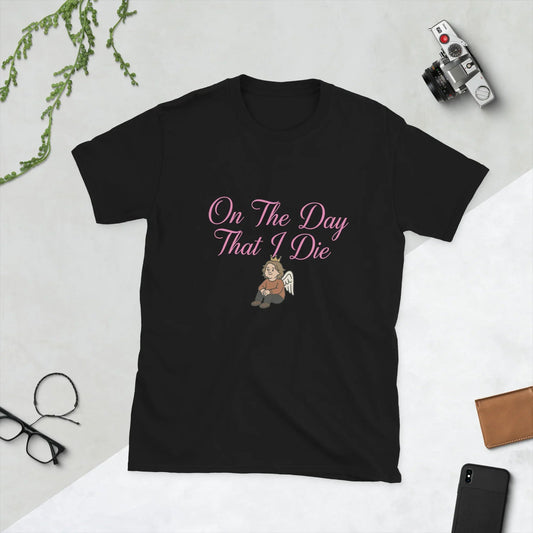 Lewis Capaldi "On The Day That I Die" Lyrics T-Shirt - Unisex Cotton Tee T-shirt Alcyone213k