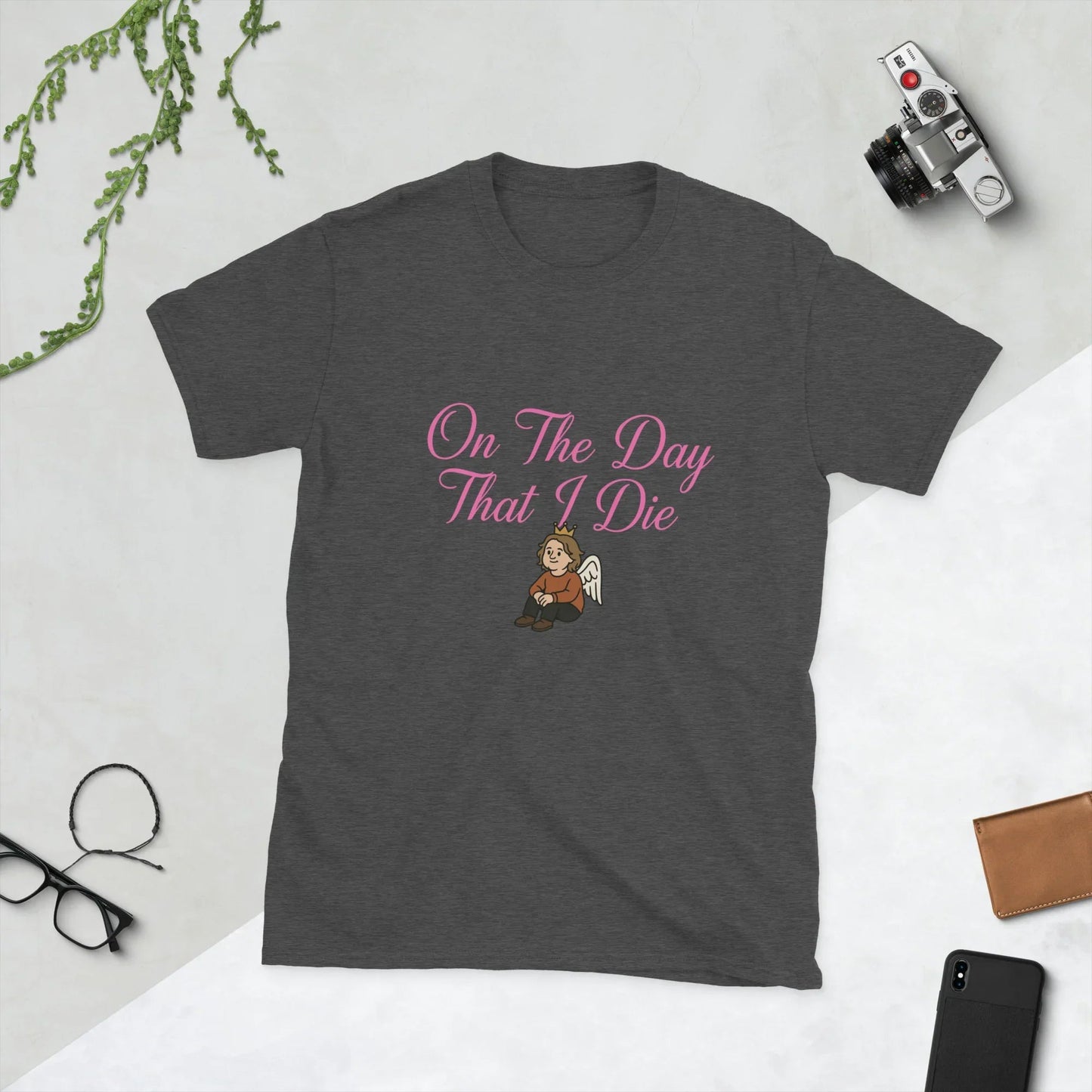 Lewis Capaldi "On The Day That I Die" Lyrics T-Shirt - Unisex Cotton Tee T-shirt Alcyone213k