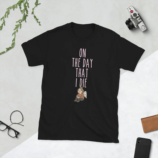 Lewis Capaldi "On The Day That I Die" Lyrics T-Shirt - Unisex Cotton Tee T-shirt Alcyone213k