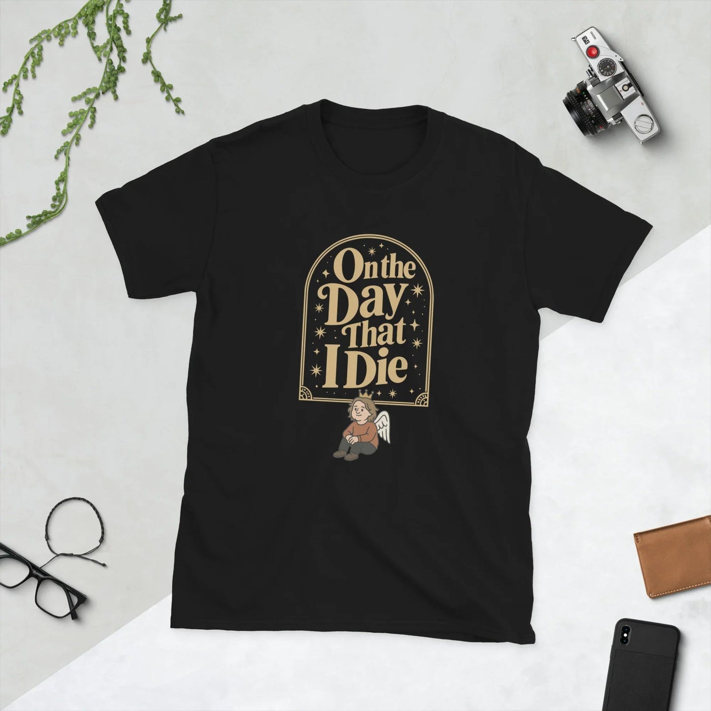 Lewis Capaldi "On The Day That I Die" Lyrics T-Shirt - Unisex Cotton Tee T-shirt Alcyone213k