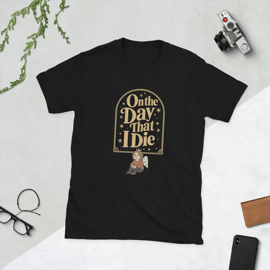 Lewis Capaldi "On The Day That I Die" Lyrics T-Shirt - Unisex Cotton Tee T-shirt Alcyone213k