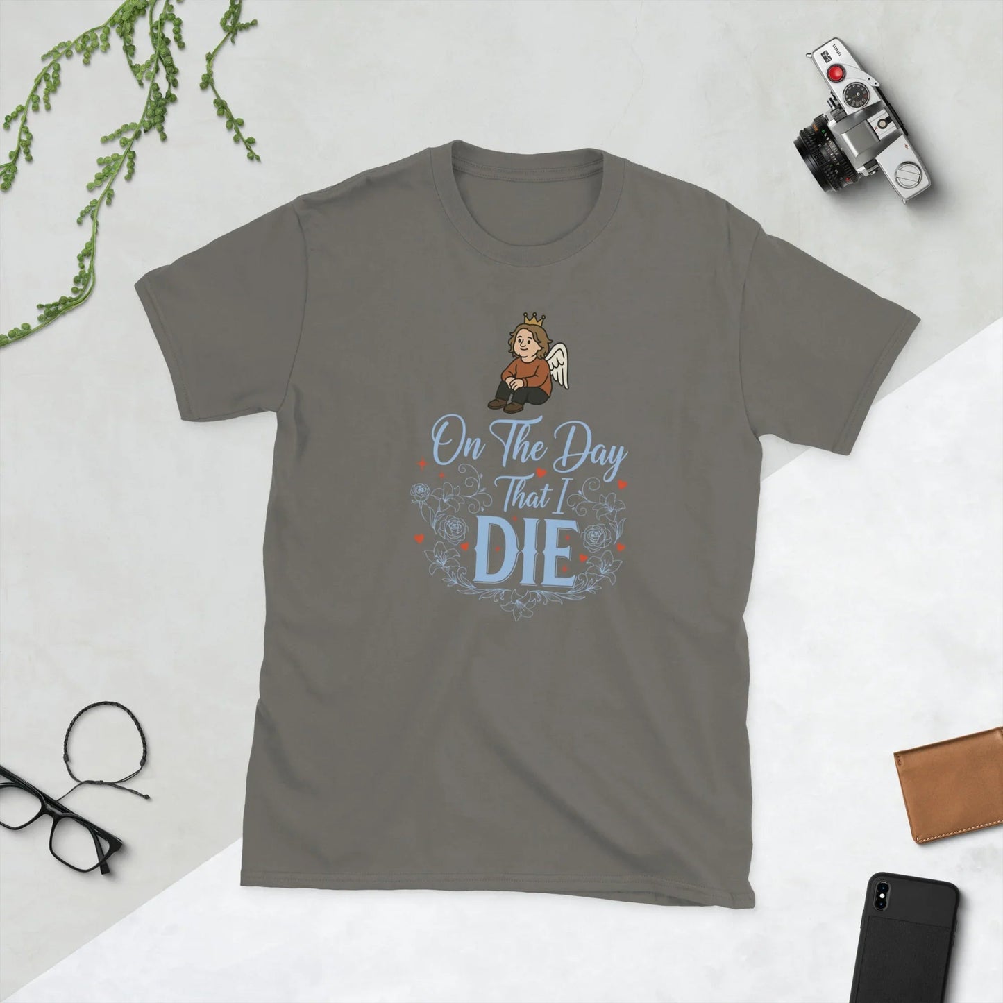 Lewis Capaldi "On The Day That I Die" Lyric T-Shirt - Unisex Cotton Tee T-shirt Alcyone213k