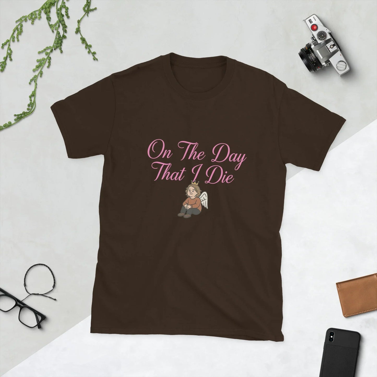 Lewis Capaldi "On The Day That I Die" Lyrics T-Shirt - Unisex Cotton Tee T-shirt Alcyone213k