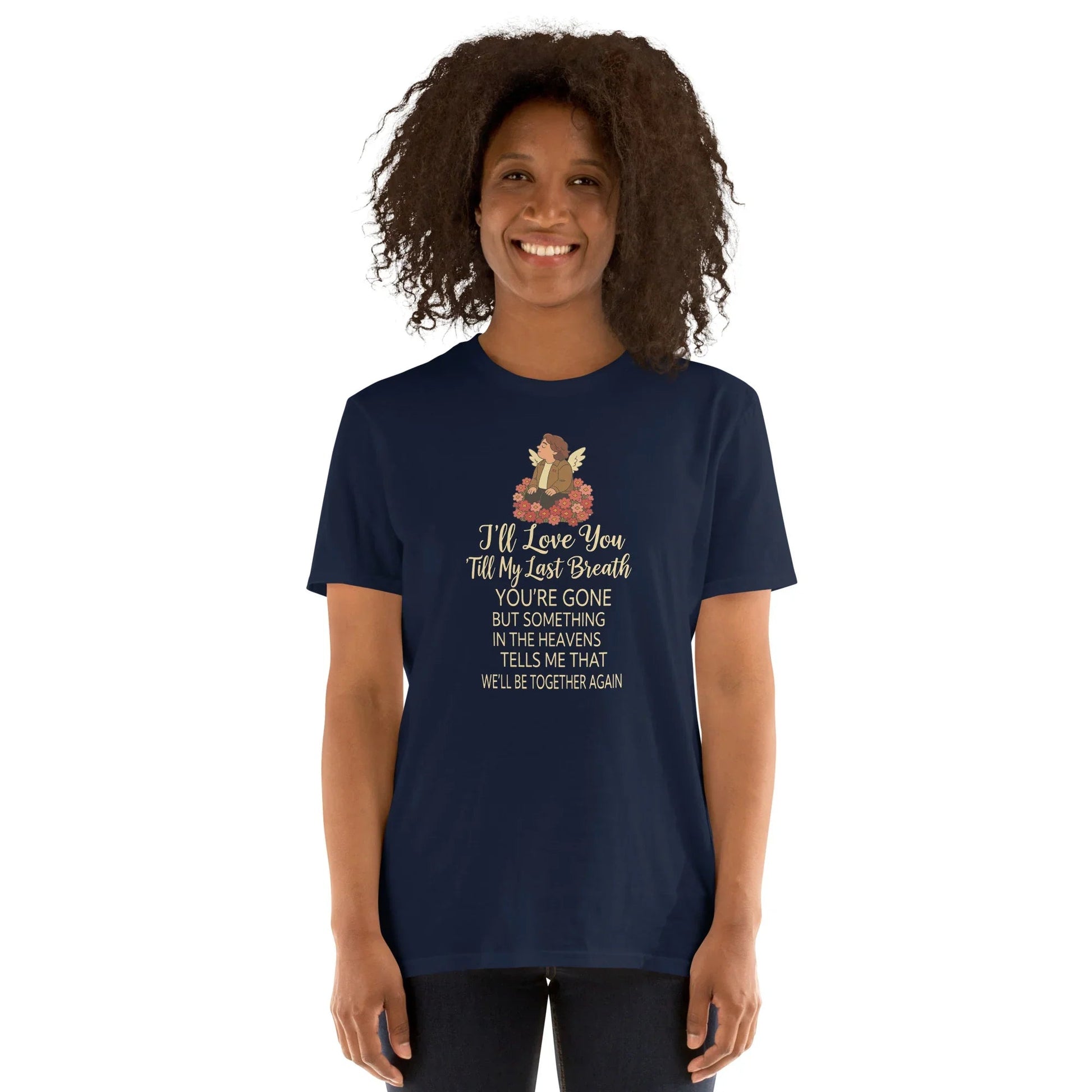 Lewis Capaldi "Something In The Heavens" Lyrics T-Shirt - Unisex Cotton Tee T-shirt Alcyone213k