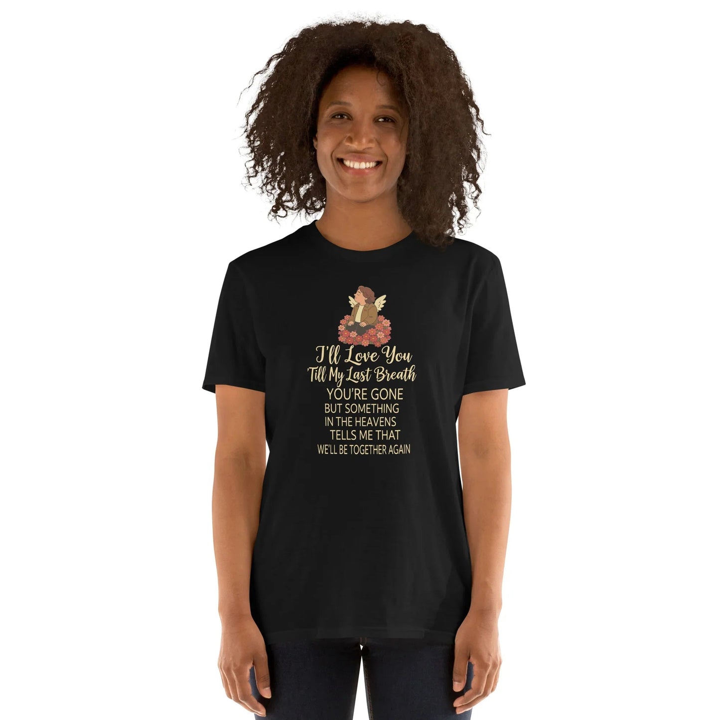 Lewis Capaldi "Something In The Heavens" Lyrics T-Shirt - Unisex Cotton Tee T-shirt Alcyone213k