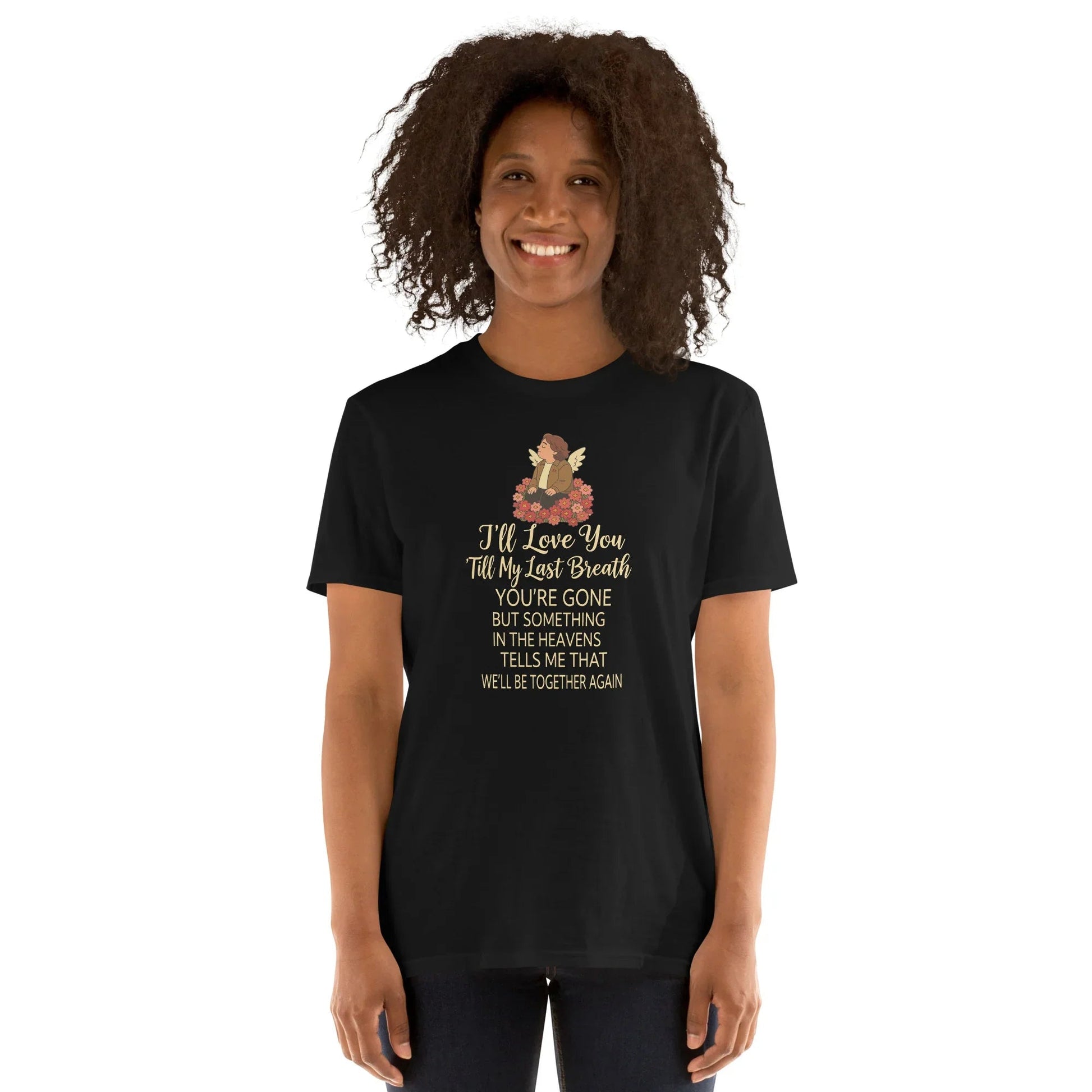 Lewis Capaldi "Something In The Heavens" Lyrics T-Shirt - Unisex Cotton Tee T-shirt Alcyone213k