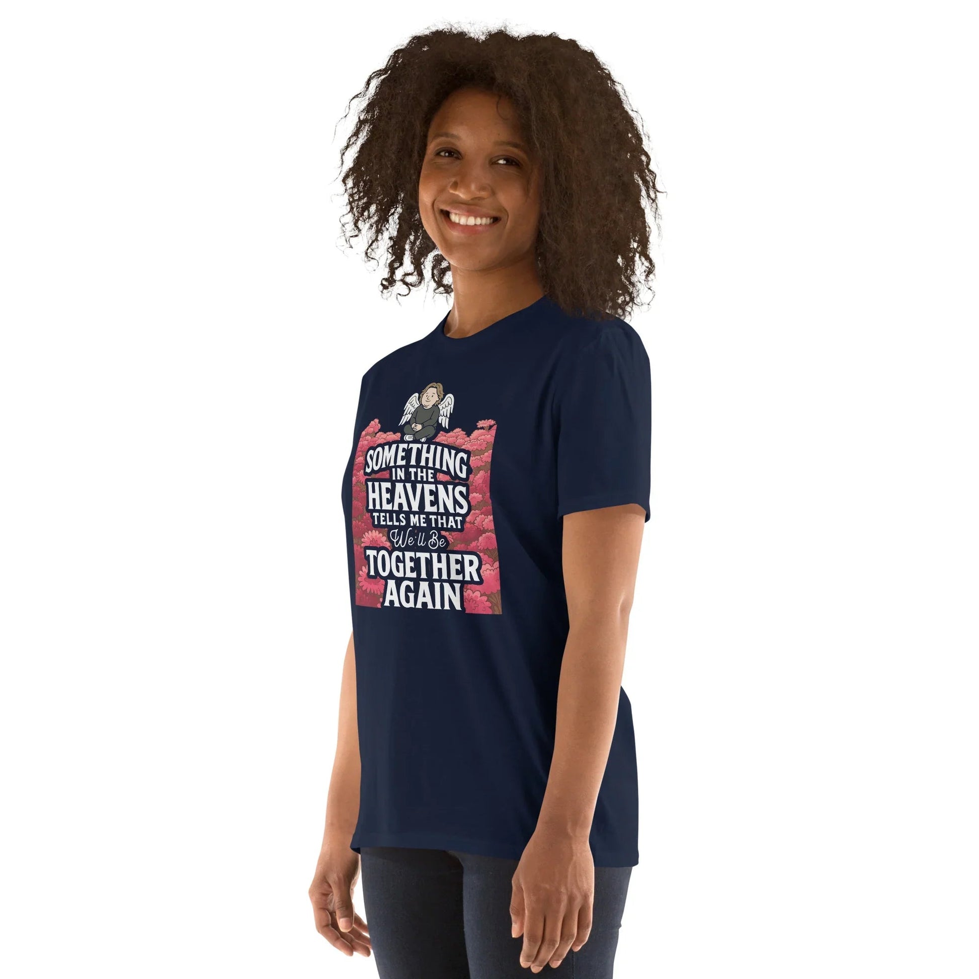 Lewis Capaldi "Something In The Heavens" Lyric T-Shirt | Unisex Short-Sleeve Cotton Blend T-shirt Alcyone213k