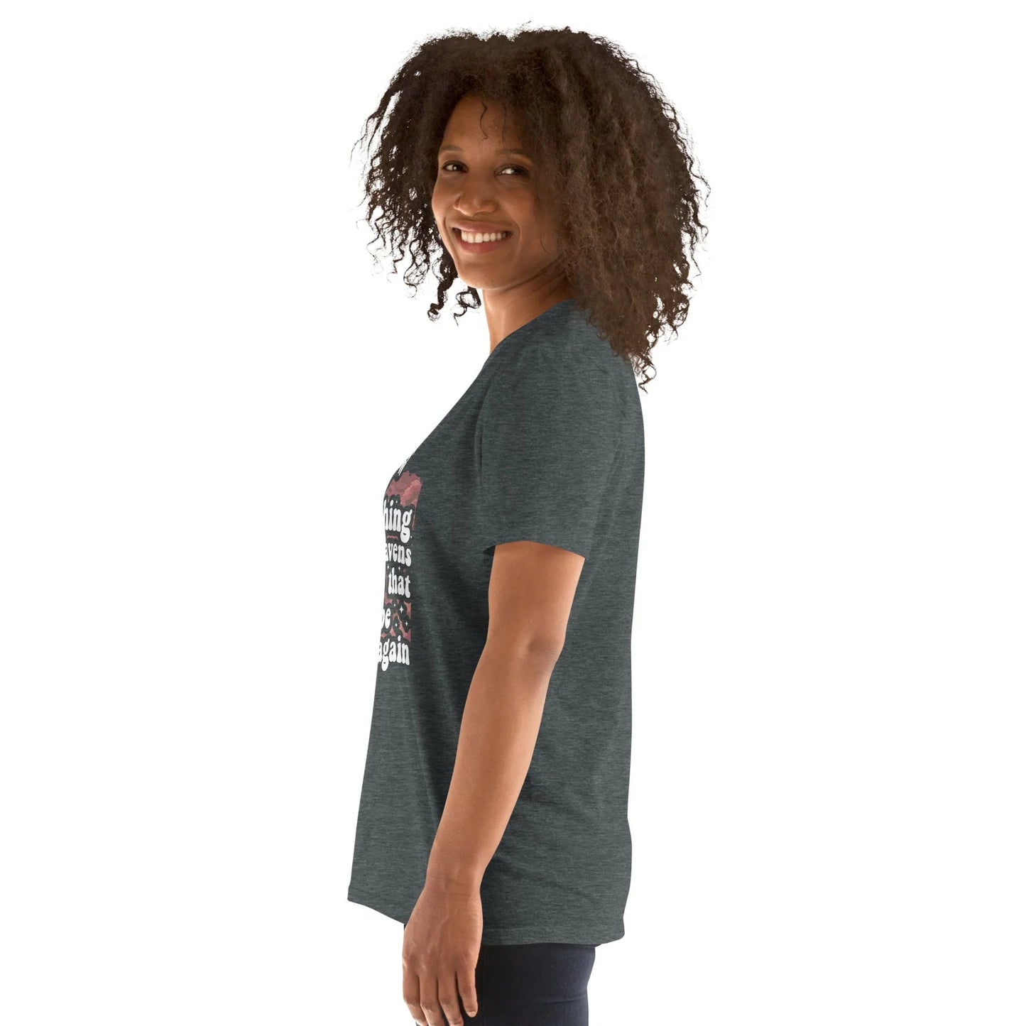 Lewis Capaldi "Something In The Heavens" Lyrics T-Shirt | Unisex Cotton Tee T-shirt Alcyone213k