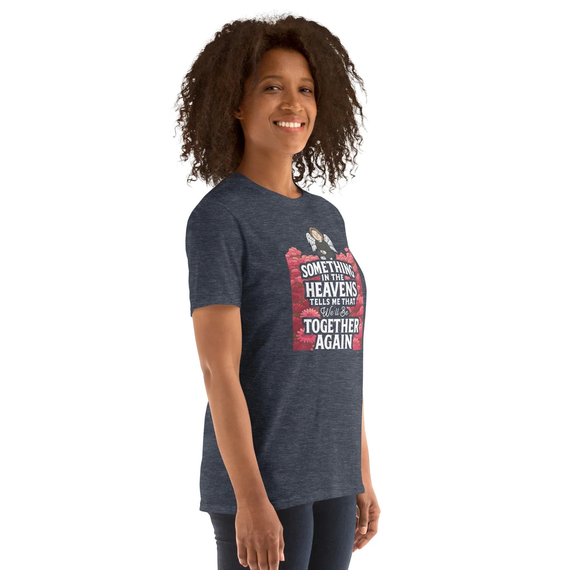 Lewis Capaldi "Something In The Heavens" Lyric T-Shirt | Unisex Short-Sleeve Cotton Blend T-shirt Alcyone213k