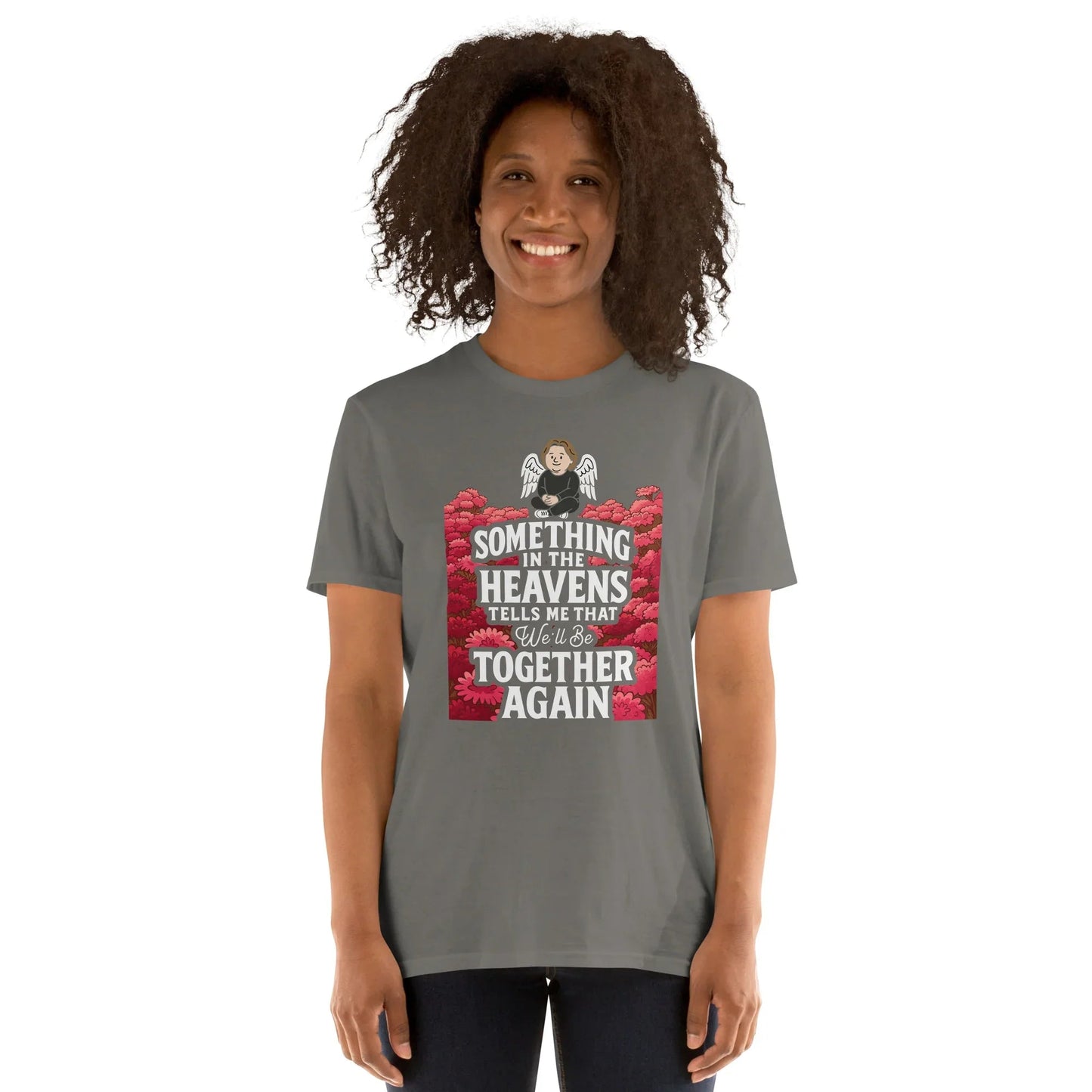 Lewis Capaldi "Something In The Heavens" Lyric T-Shirt | Unisex Short-Sleeve Cotton Blend T-shirt Alcyone213k