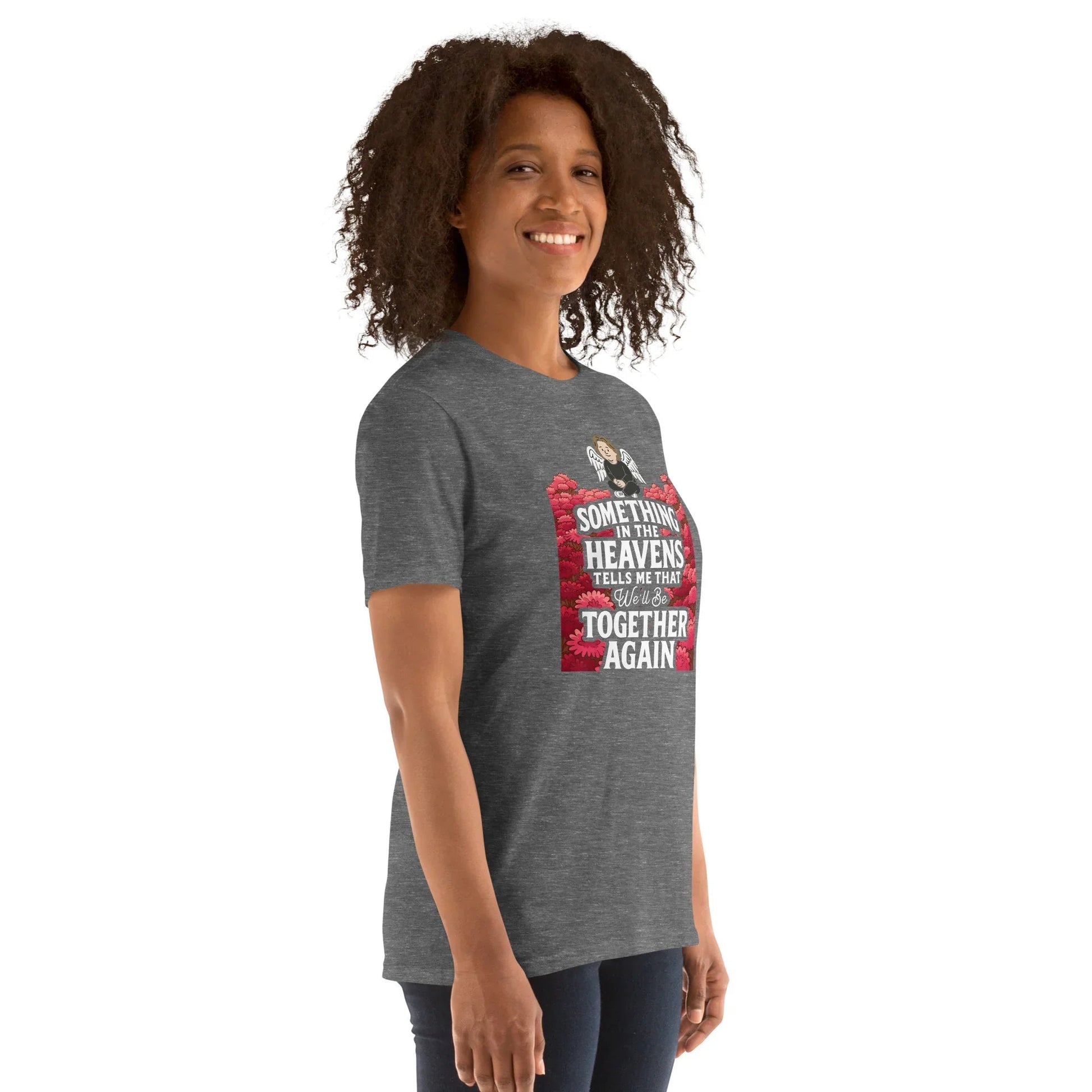 Lewis Capaldi "Something In The Heavens" Lyric T-Shirt | Unisex Short-Sleeve Cotton Blend T-shirt Alcyone213k