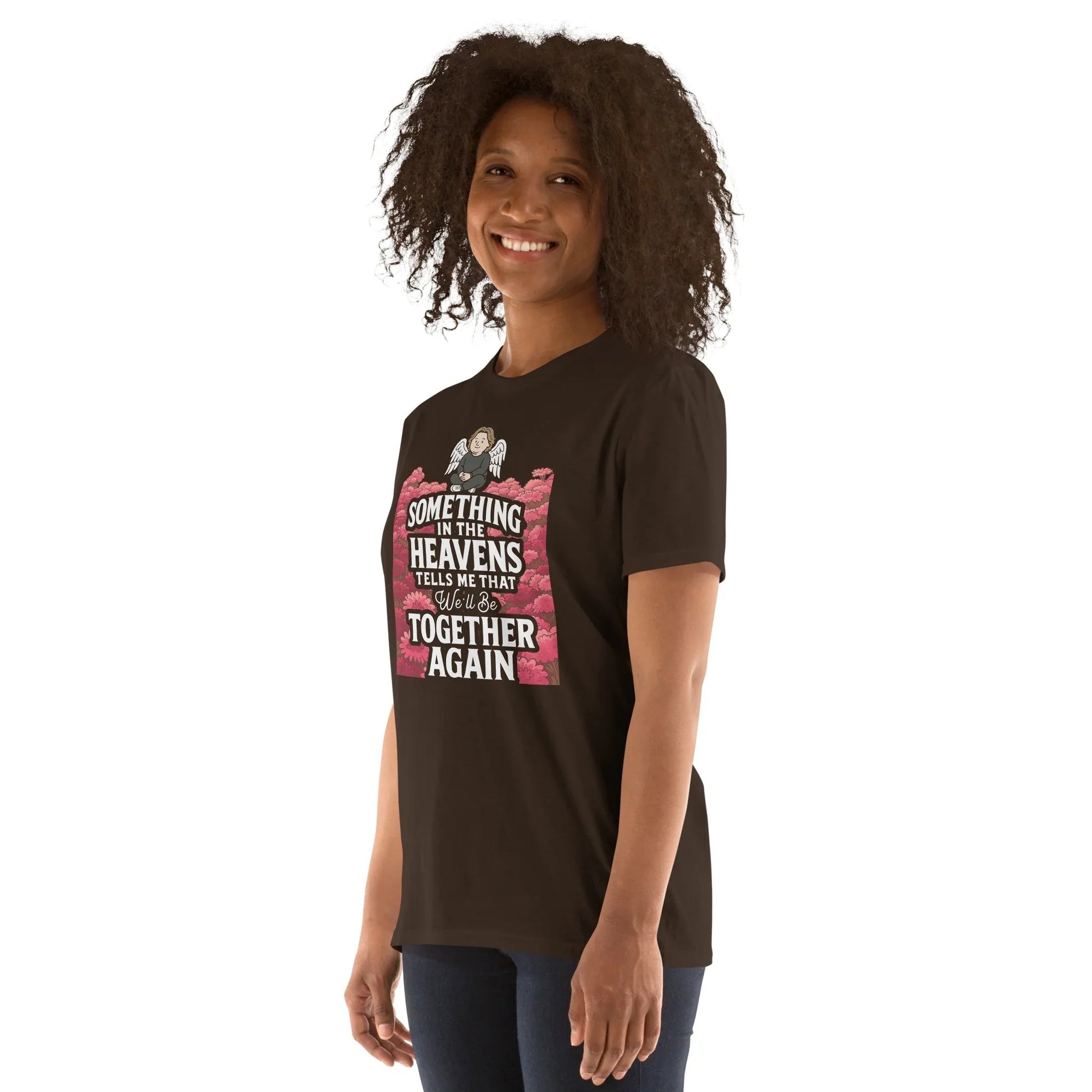 Lewis Capaldi "Something In The Heavens" Lyric T-Shirt | Unisex Short-Sleeve Cotton Blend T-shirt Alcyone213k