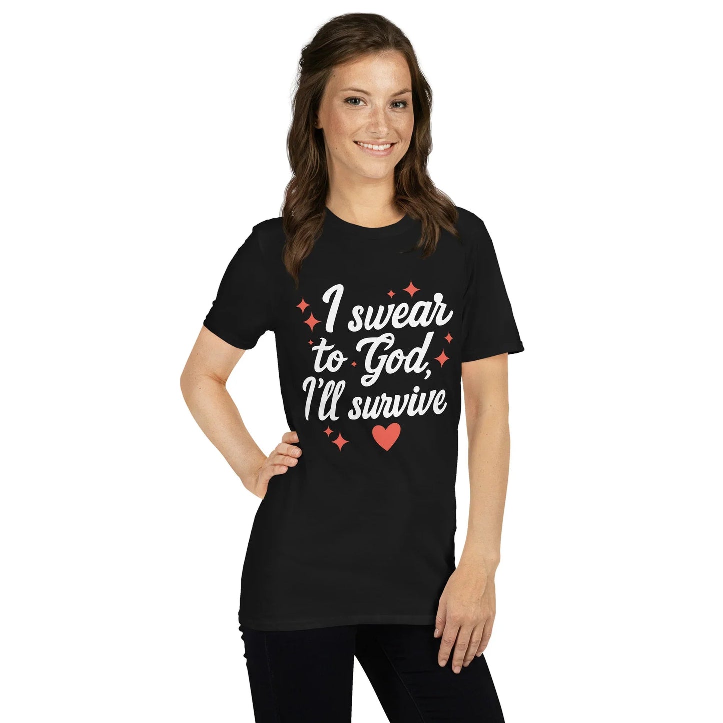 Lewis Capaldi Survive Lyrics T-Shirt | Unisex Cotton Graphic Tee T-shirt Alcyone213k