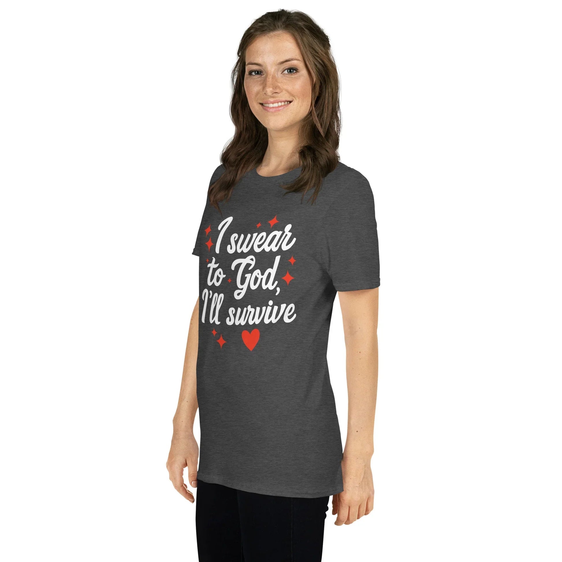 Lewis Capaldi Survive Lyrics T-Shirt | Unisex Cotton Graphic Tee T-shirt Alcyone213k