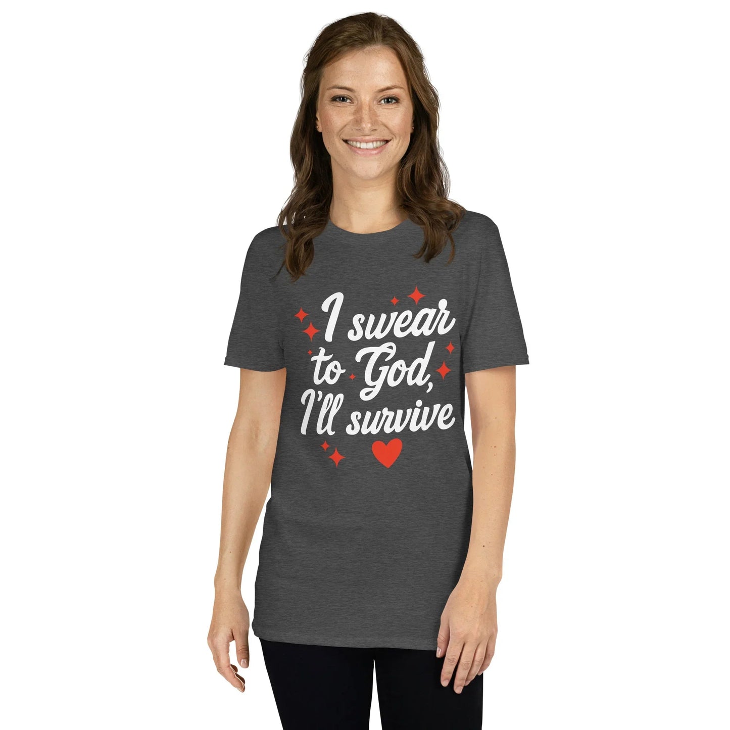 Lewis Capaldi Survive Lyrics T-Shirt | Unisex Cotton Graphic Tee T-shirt Alcyone213k