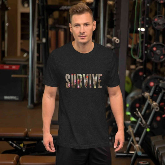 Lewis Capaldi Survive Lyrics T-Shirt - Unisex Cotton Tee Alcyone213k