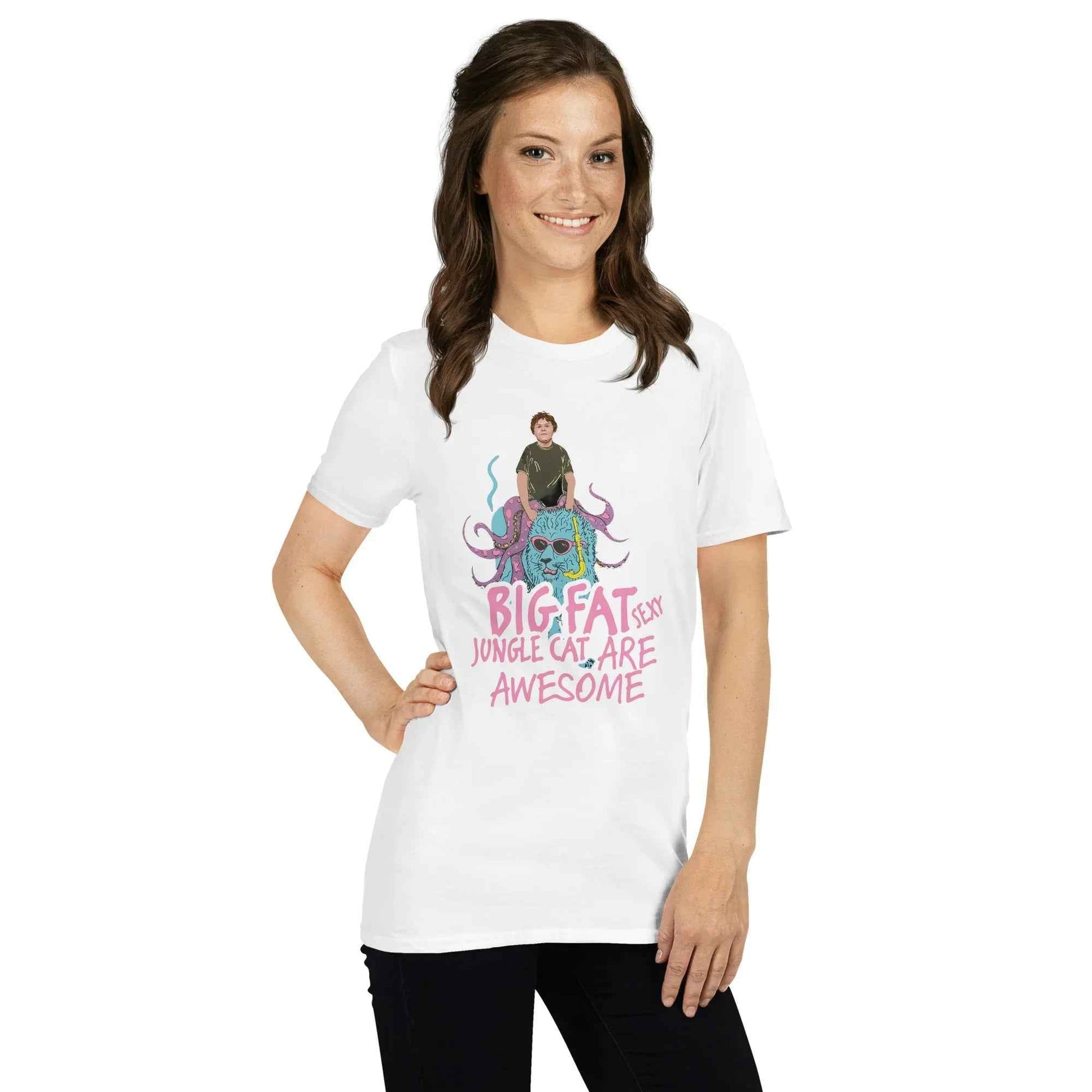 Lewis Capaldi "Big Fat Sexy Jungle Cats" Cotton T-Shirt T-shirt Alcyone213k