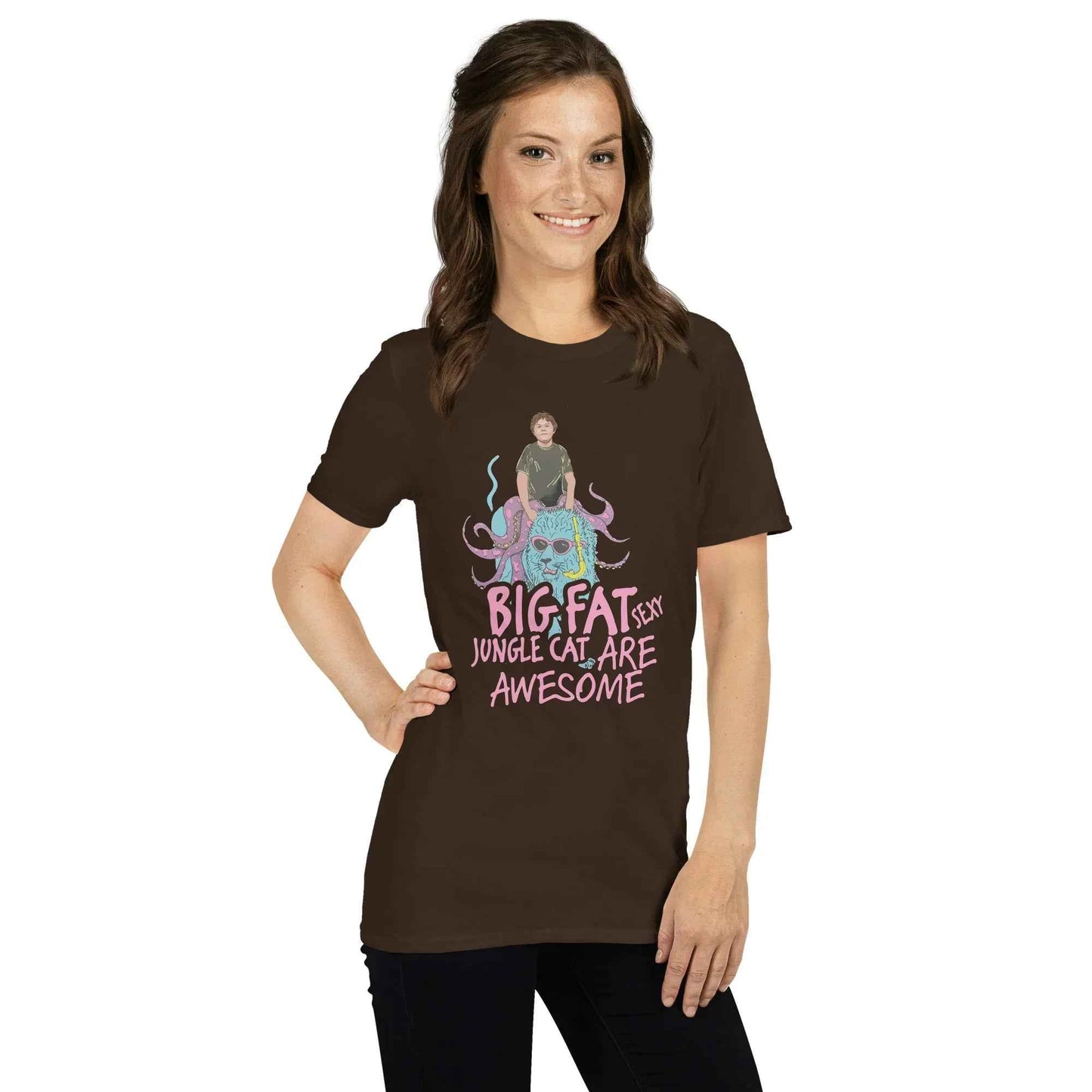 Lewis Capaldi "Big Fat Sexy Jungle Cats" Cotton T-Shirt T-shirt Alcyone213k