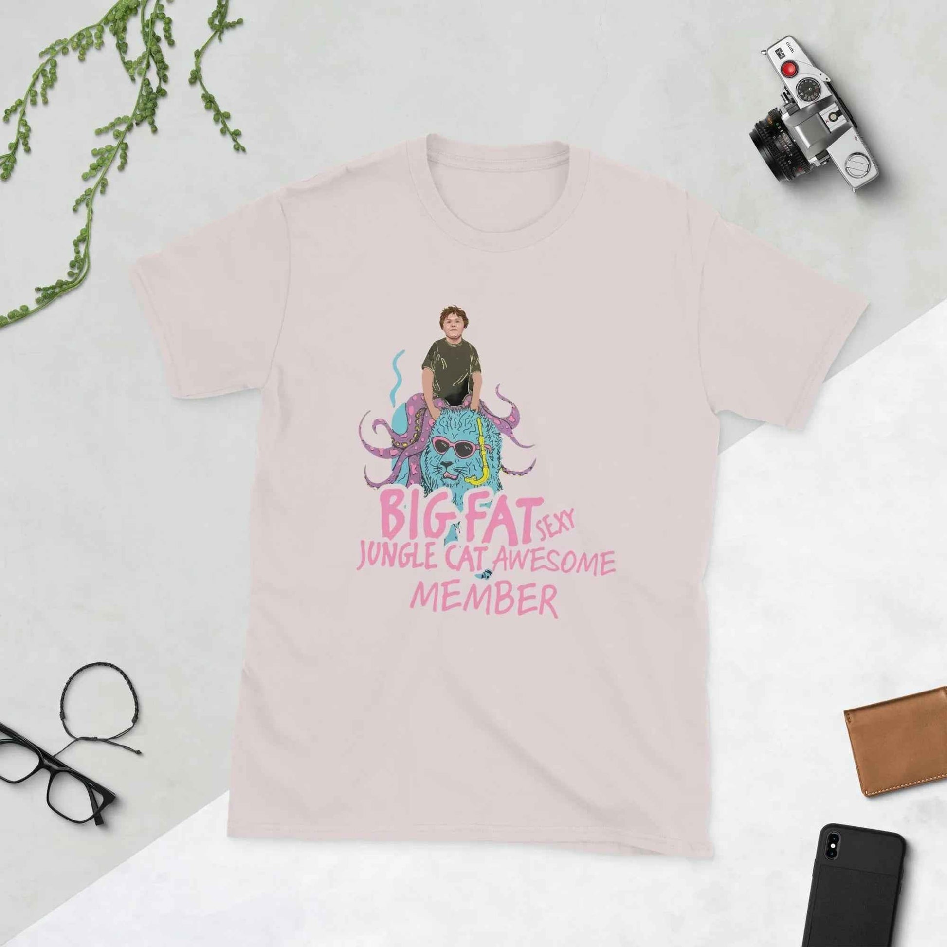 Lewis Capaldi T-Shirt | Big Fat Sexy Jungle Cats Graphic Tee T-shirt Alcyone213k