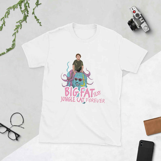 Lewis Capaldi T-Shirt | Big Fat Sexy Jungle Cats Graphic Tee T-shirt Alcyone213k