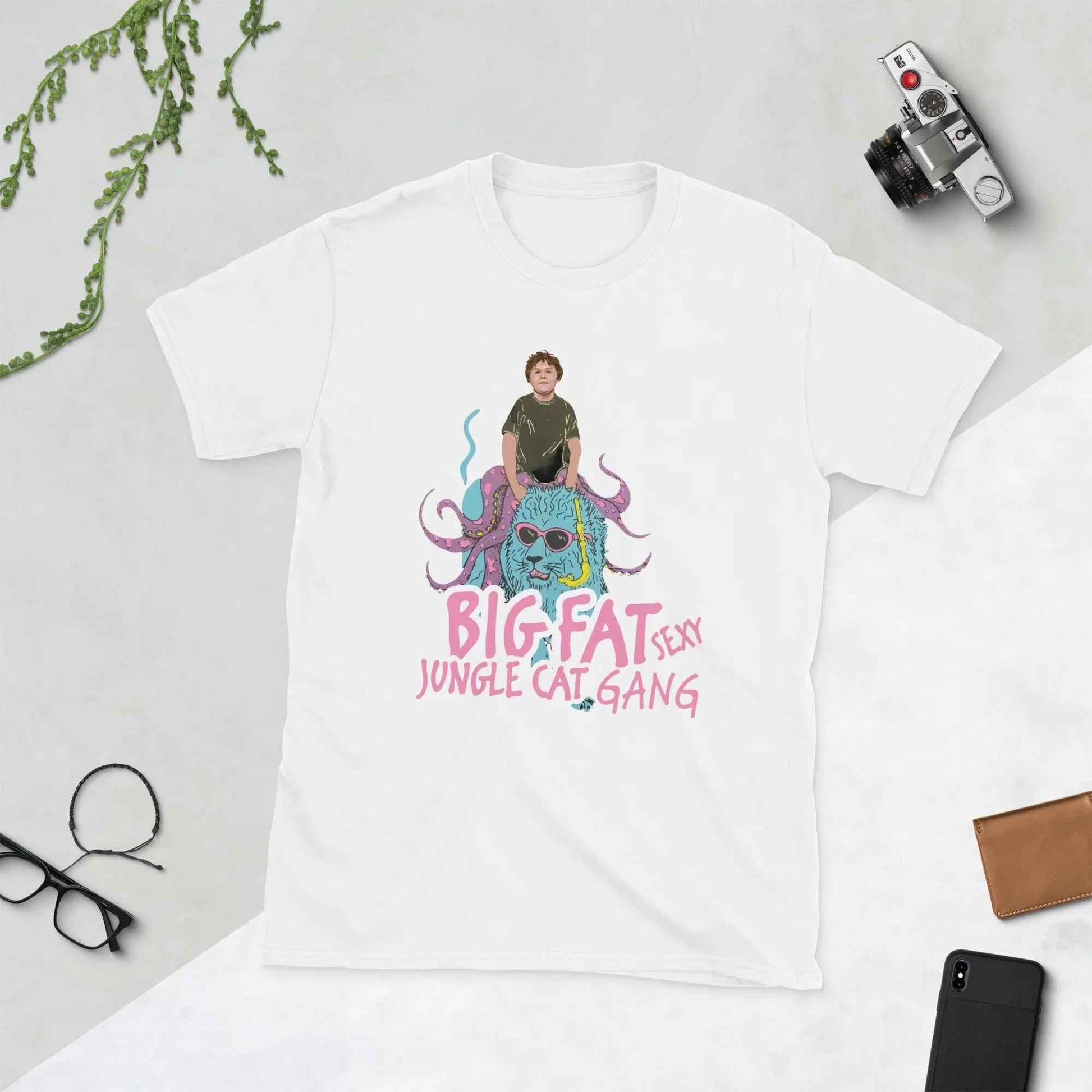 Lewis Capaldi T-Shirt | Big Fat Sexy Jungle Cats Gang Cotton Tee T-shirt Alcyone213k