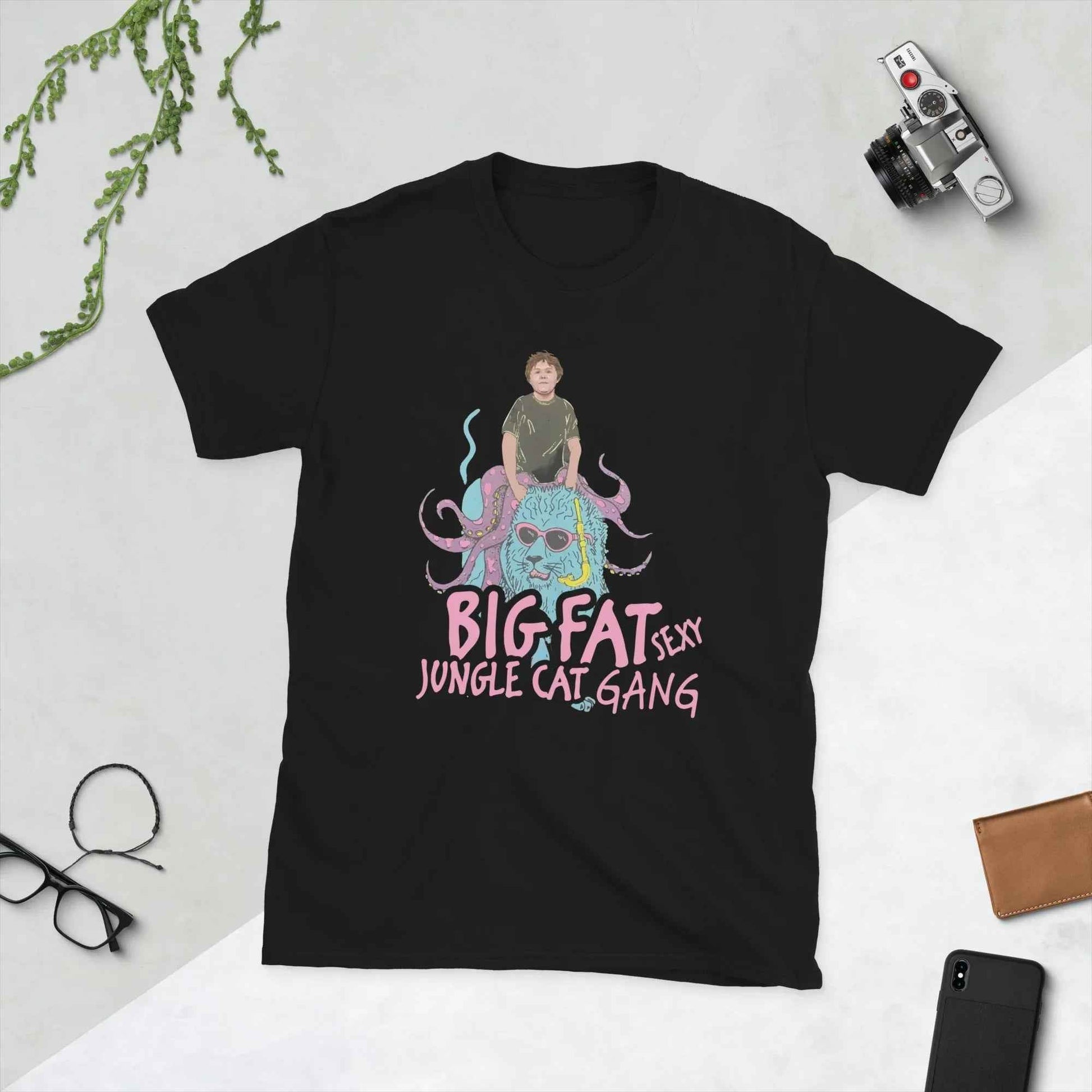 Lewis Capaldi T-Shirt | Big Fat Sexy Jungle Cats Gang Cotton Tee T-shirt Alcyone213k