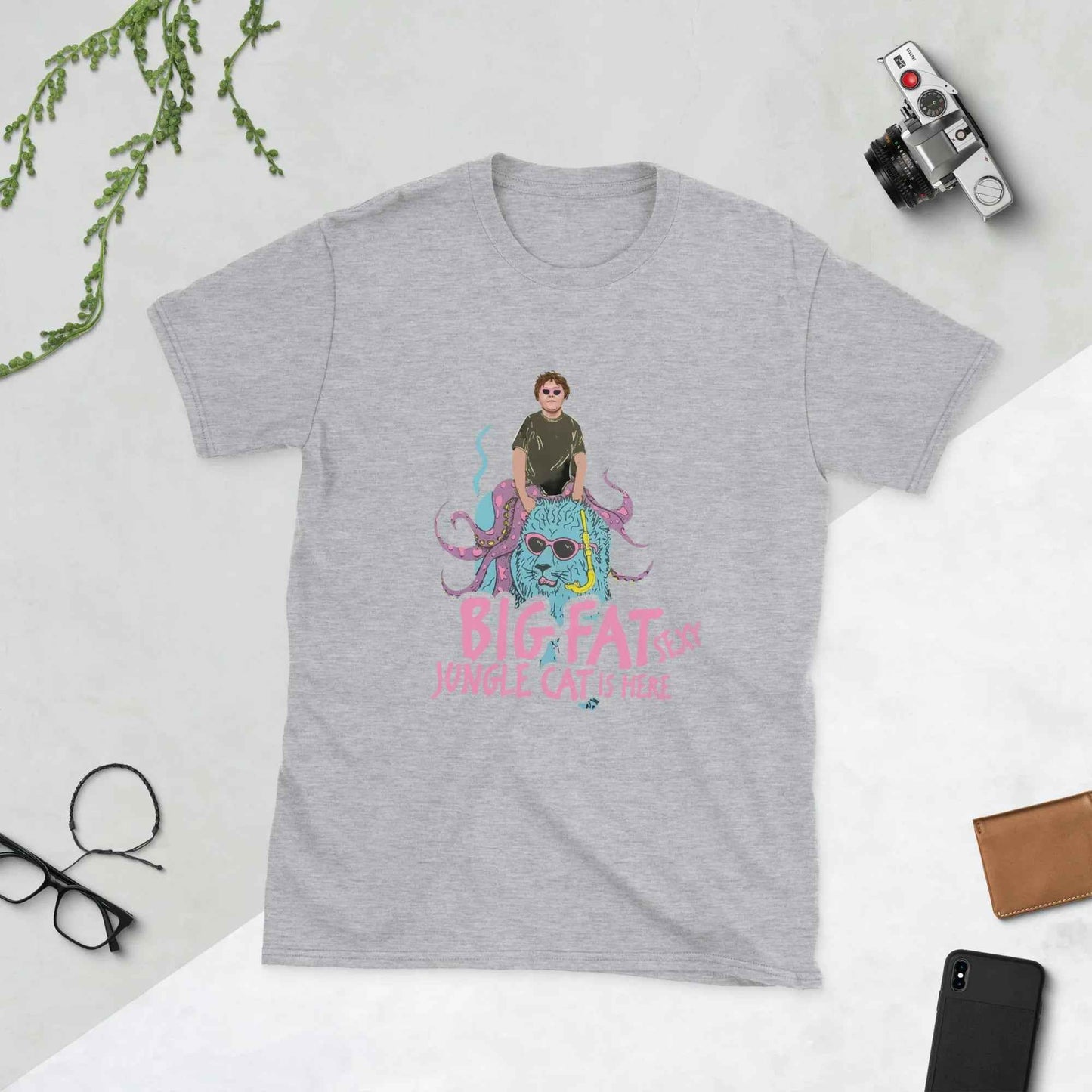 Lewis Capaldi T-Shirt | Big Fat Sexy Jungle Cats Cotton Tee T-shirt Alcyone213k