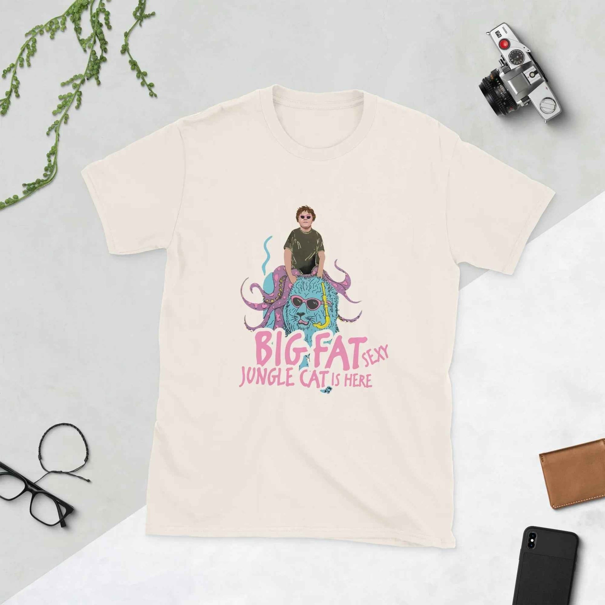 Lewis Capaldi T-Shirt | Big Fat Sexy Jungle Cats Cotton Tee T-shirt Alcyone213k