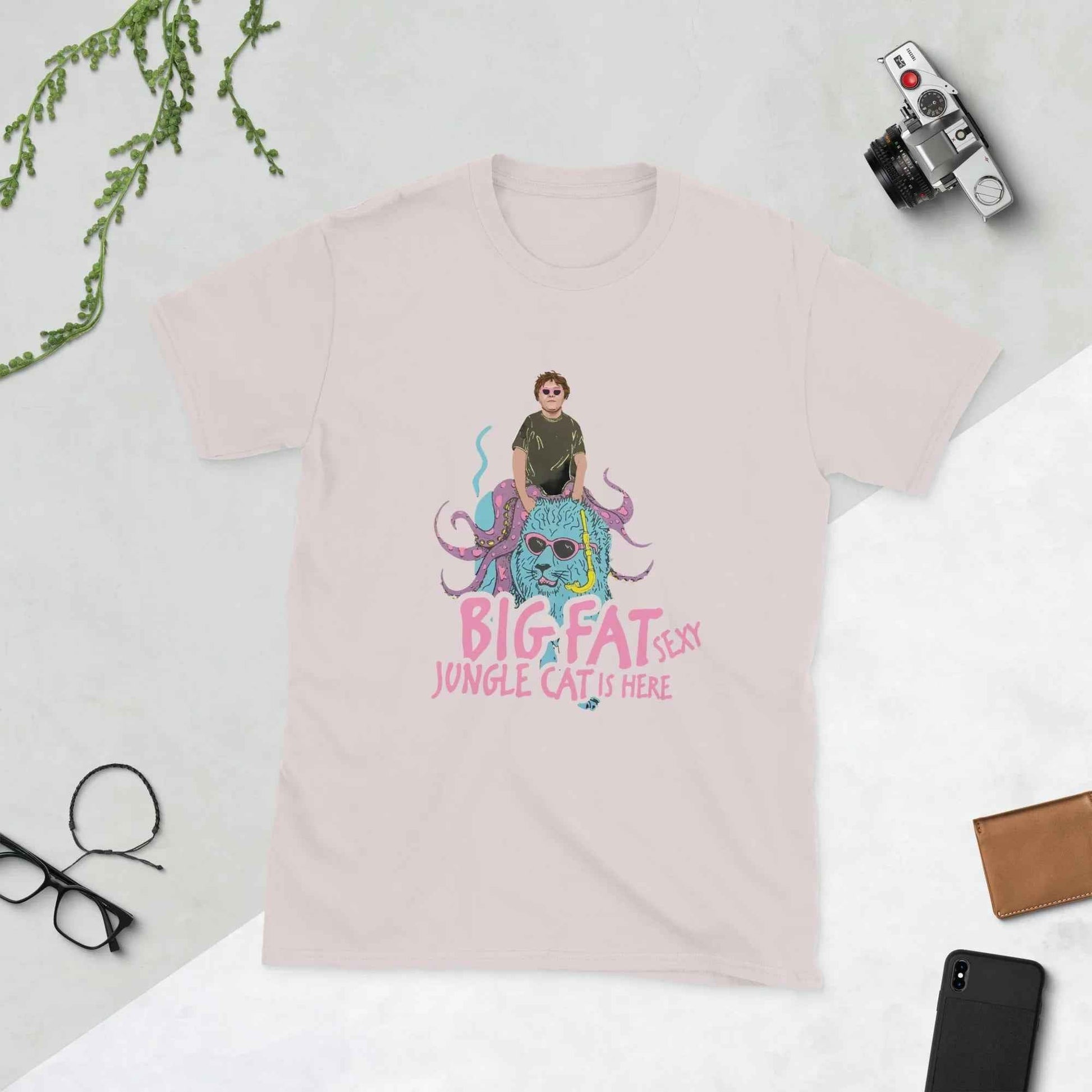 Lewis Capaldi T-Shirt | Big Fat Sexy Jungle Cats Cotton Tee T-shirt Alcyone213k