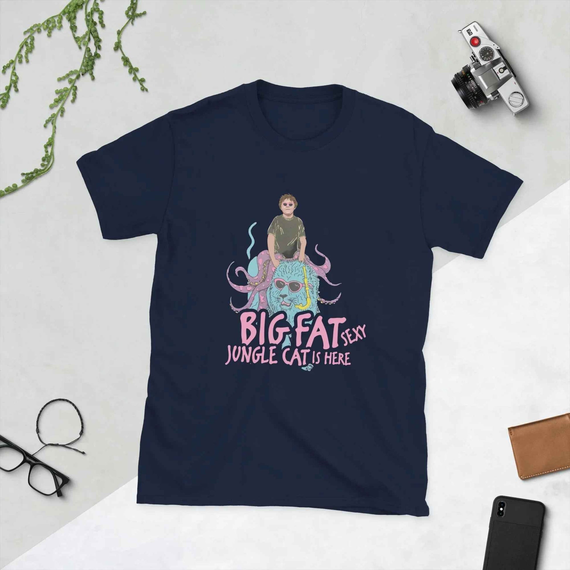 Lewis Capaldi T-Shirt | Big Fat Sexy Jungle Cats Cotton Tee T-shirt Alcyone213k