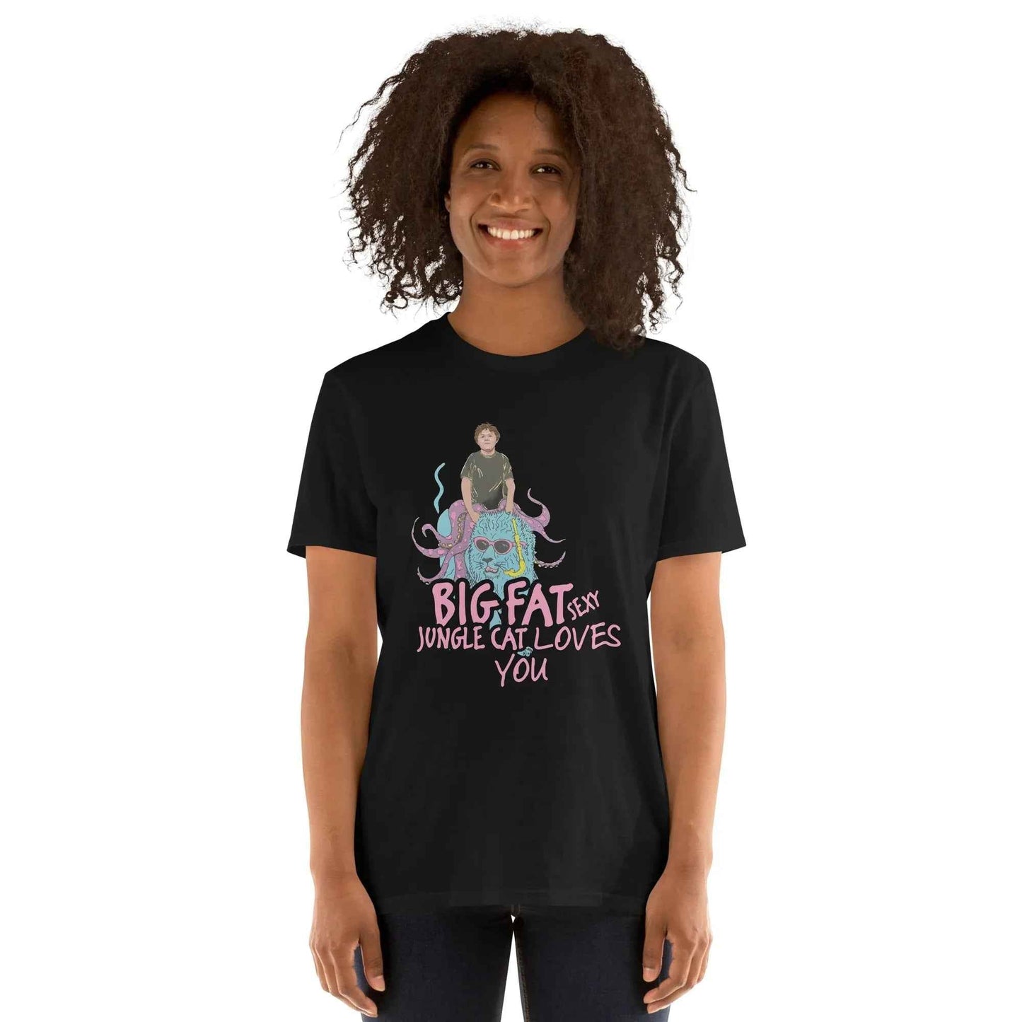 Lewis Capaldi T-Shirt | Big Fat Sexy Jungle Cats Graphic Tee T-shirt Alcyone213k