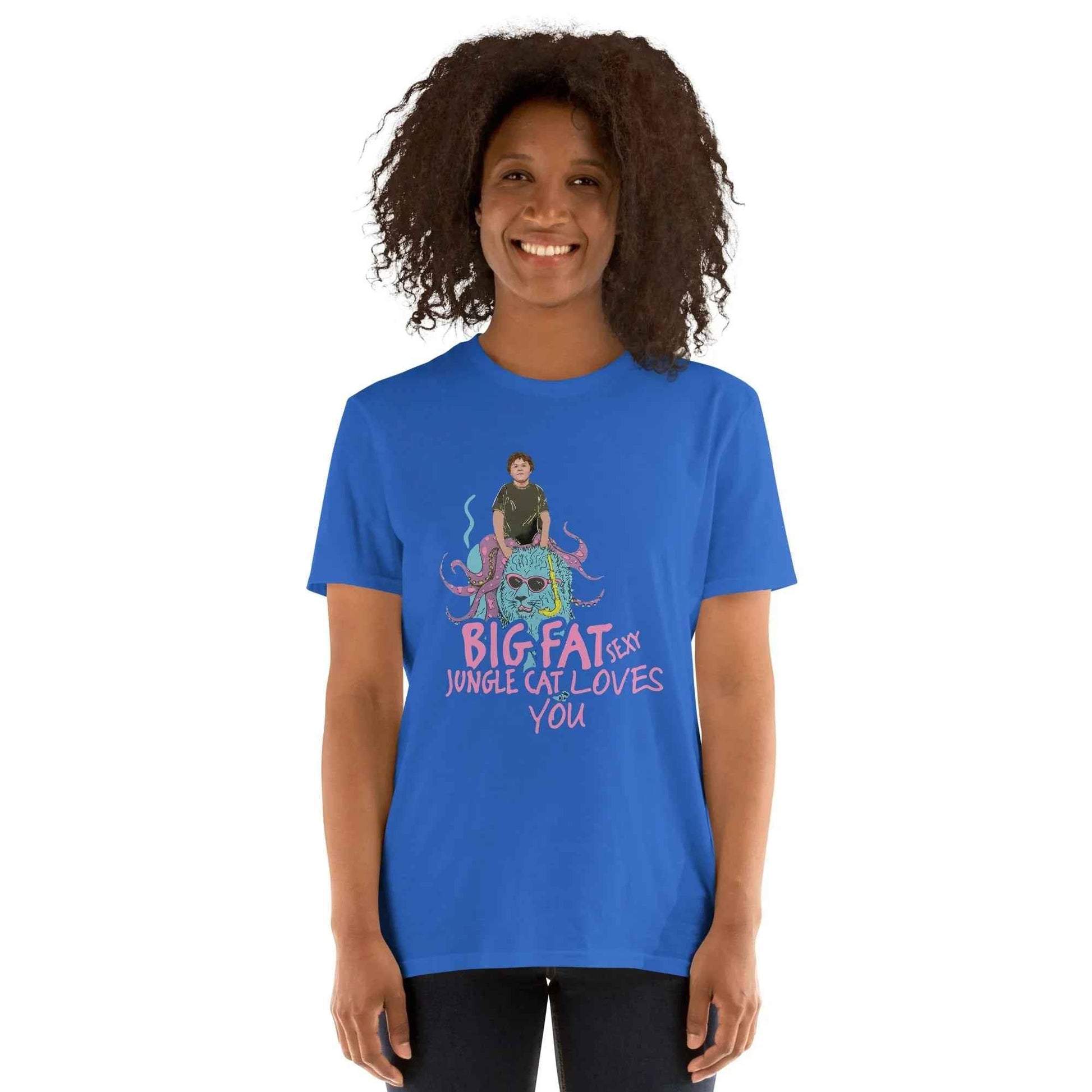 Lewis Capaldi T-Shirt | Big Fat Sexy Jungle Cats Graphic Tee T-shirt Alcyone213k