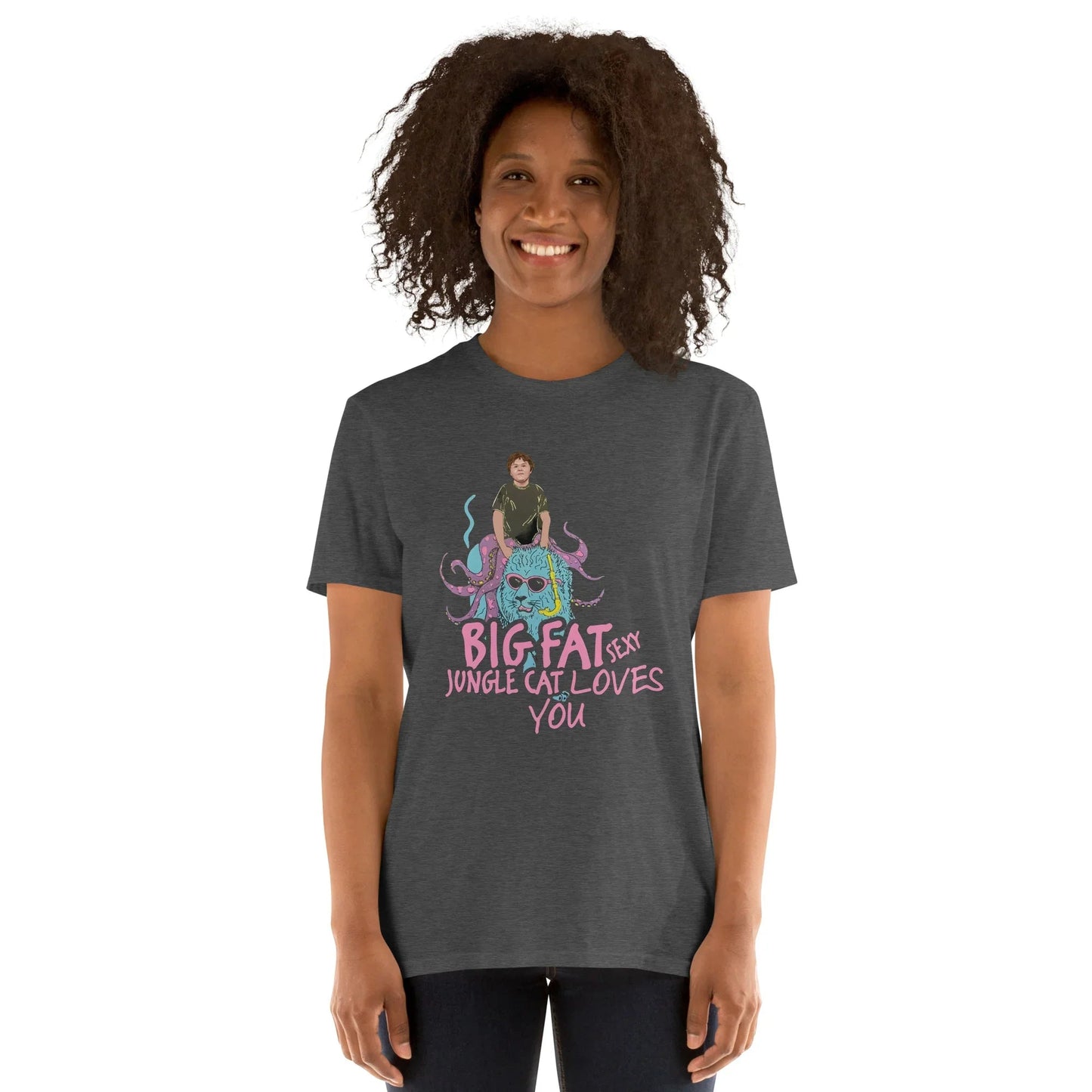 Lewis Capaldi T-Shirt | Big Fat Sexy Jungle Cats Graphic Tee T-shirt Alcyone213k