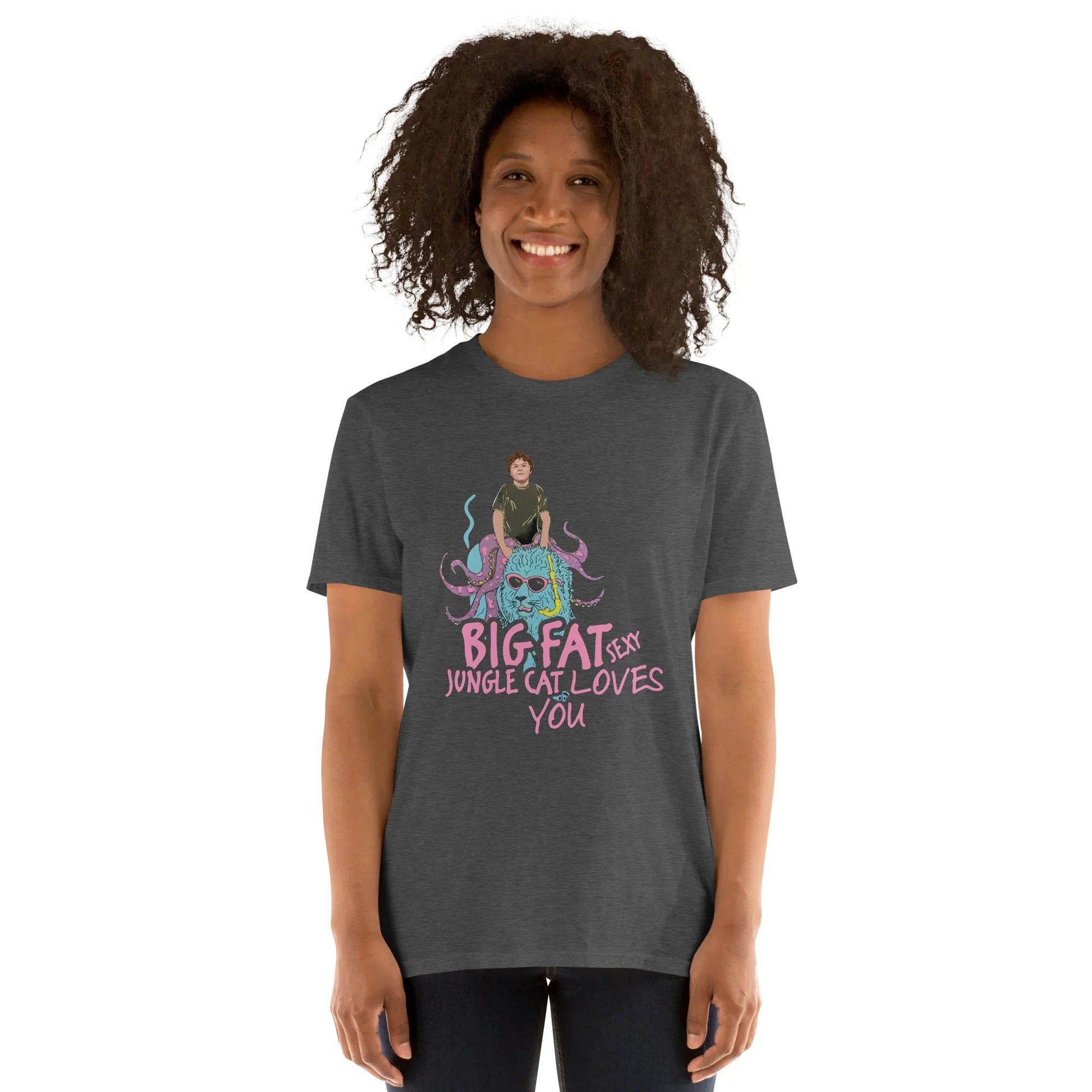 Lewis Capaldi T-Shirt | Big Fat Sexy Jungle Cats Graphic Tee T-shirt Alcyone213k