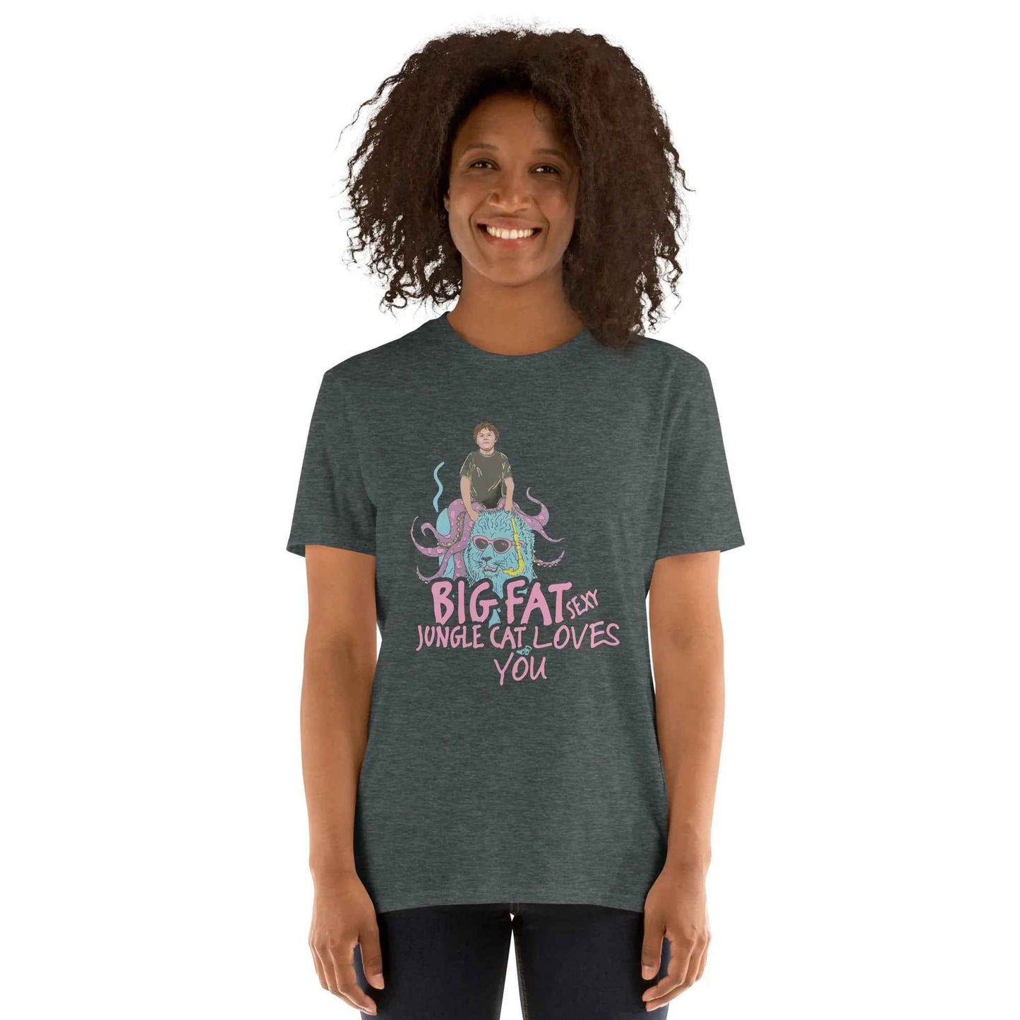 Lewis Capaldi T-Shirt | Big Fat Sexy Jungle Cats Graphic Tee T-shirt Alcyone213k