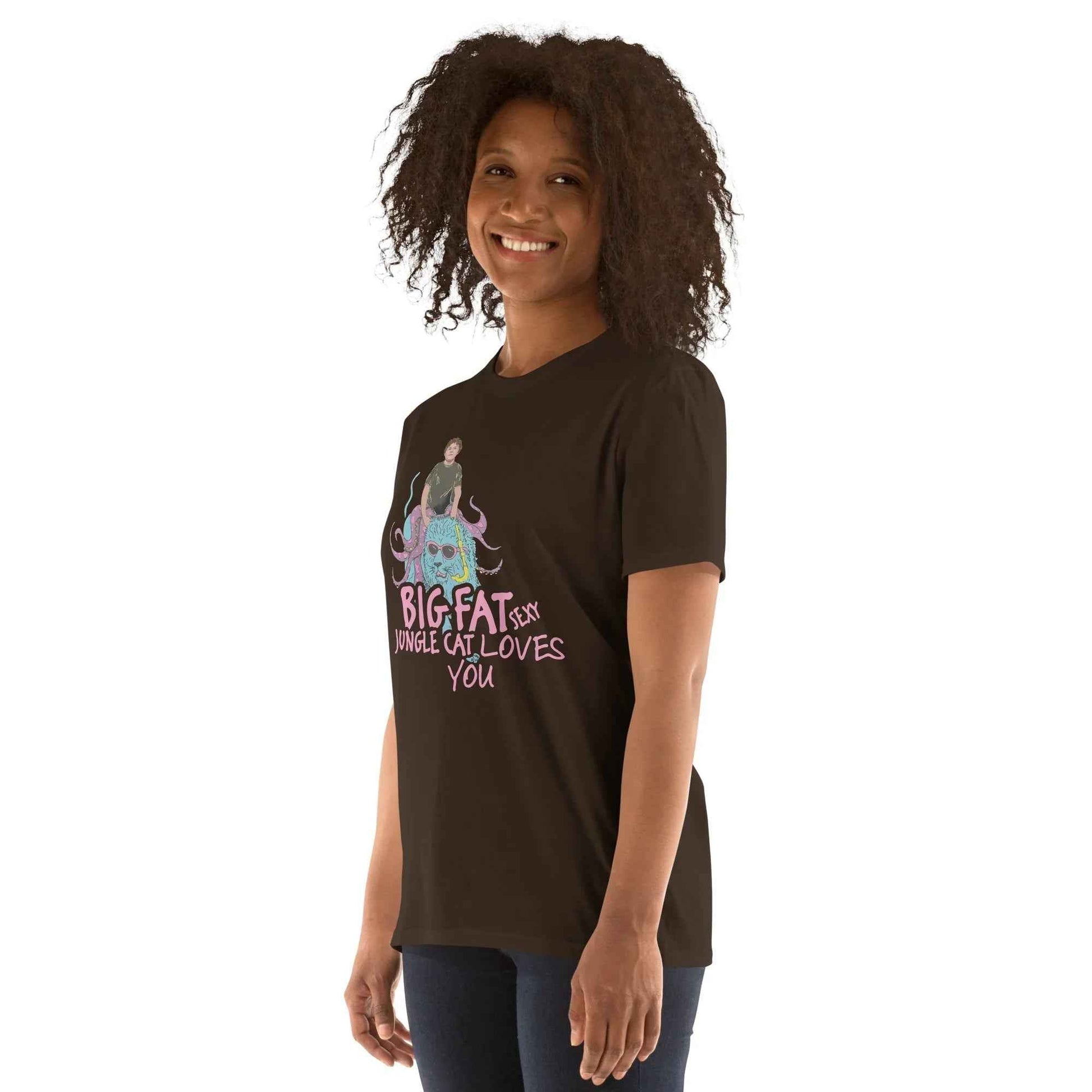 Lewis Capaldi T-Shirt | Big Fat Sexy Jungle Cats Graphic Tee T-shirt Alcyone213k