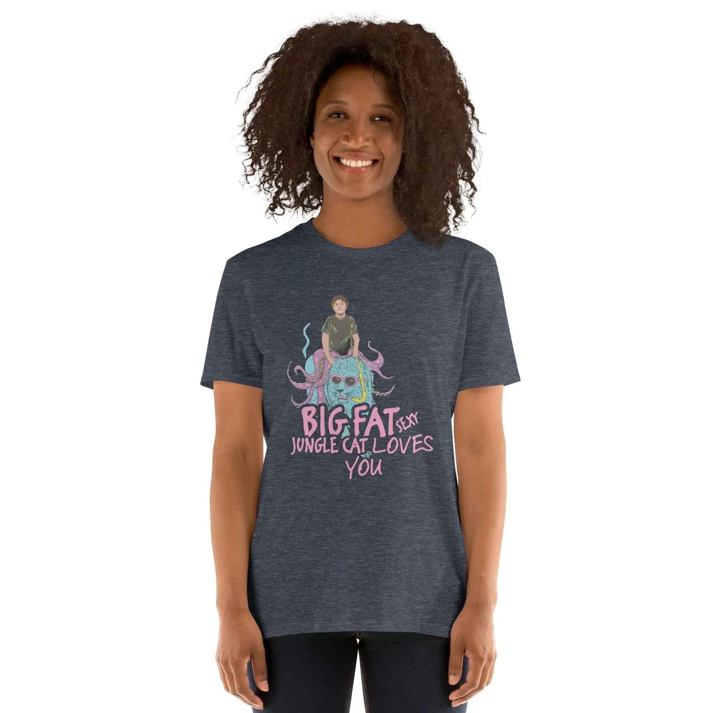 Lewis Capaldi T-Shirt | Big Fat Sexy Jungle Cats Graphic Tee T-shirt Alcyone213k