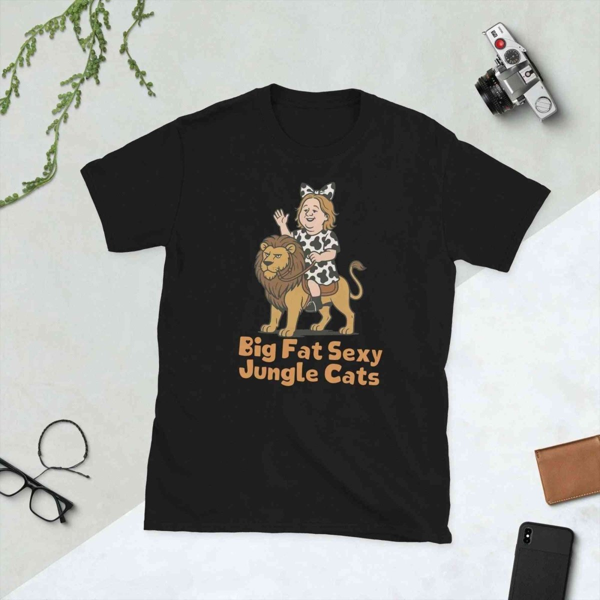Lewis Capaldi "Big Fat Sexy Jungle Cats" Cotton T-Shirt | Unisex T-shirt Alcyone213k