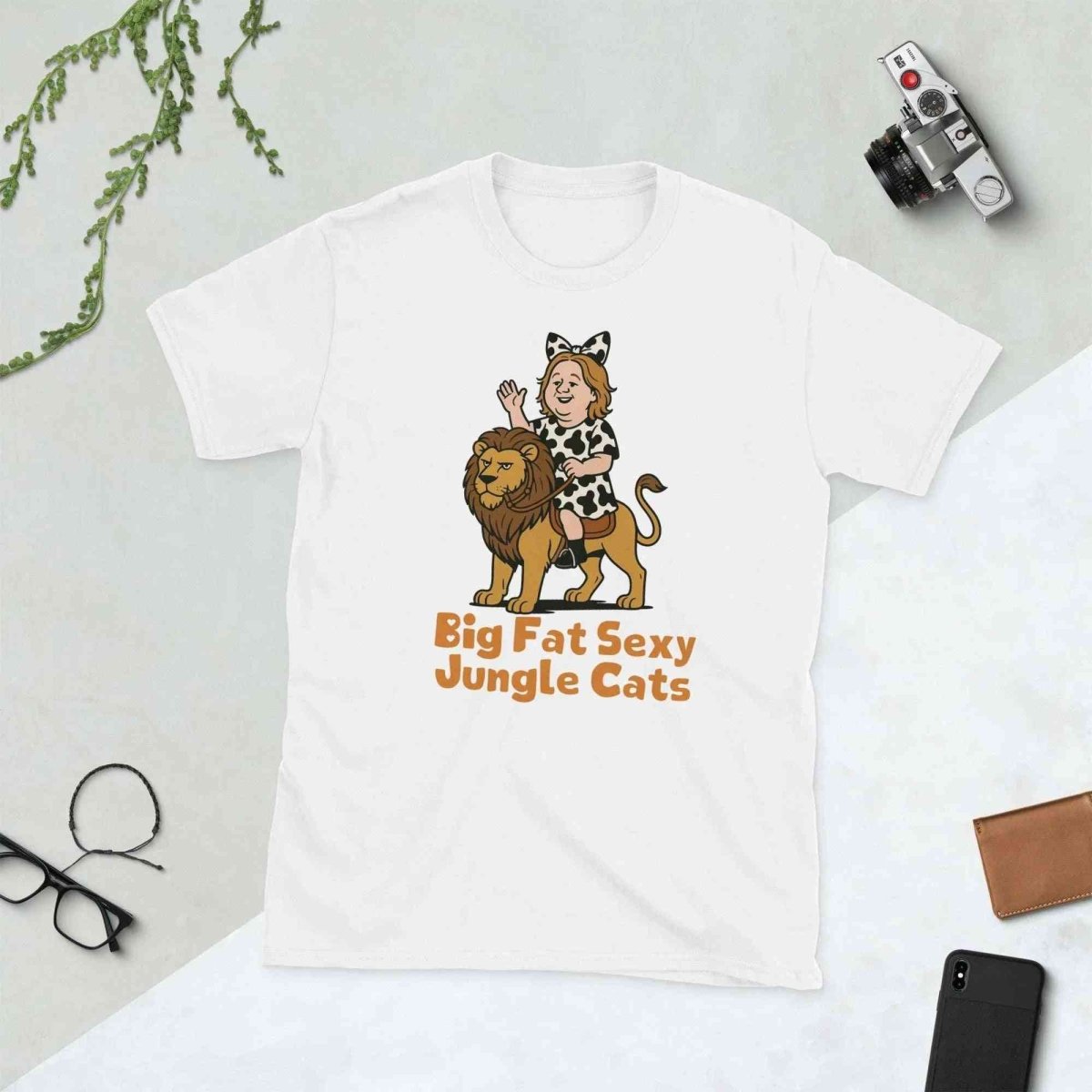 Lewis Capaldi "Big Fat Sexy Jungle Cats" Cotton T-Shirt | Unisex T-shirt Alcyone213k