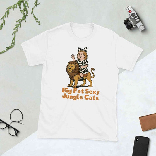 Lewis Capaldi "Big Fat Sexy Jungle Cats" Cotton T-Shirt | Unisex T-shirt Alcyone213k