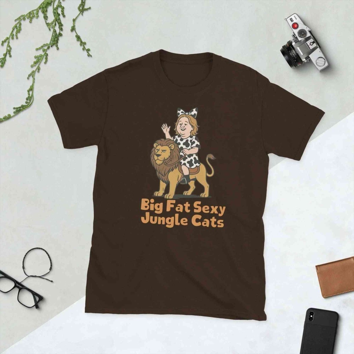 Lewis Capaldi "Big Fat Sexy Jungle Cats" Cotton T-Shirt | Unisex T-shirt Alcyone213k