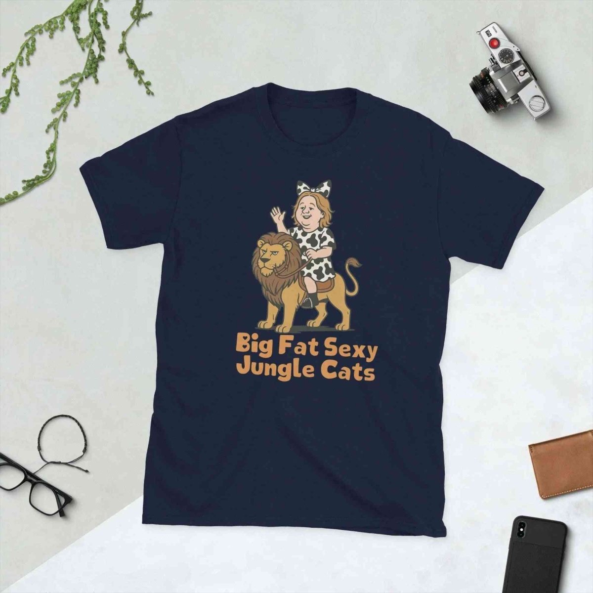 Lewis Capaldi "Big Fat Sexy Jungle Cats" Cotton T-Shirt | Unisex T-shirt Alcyone213k