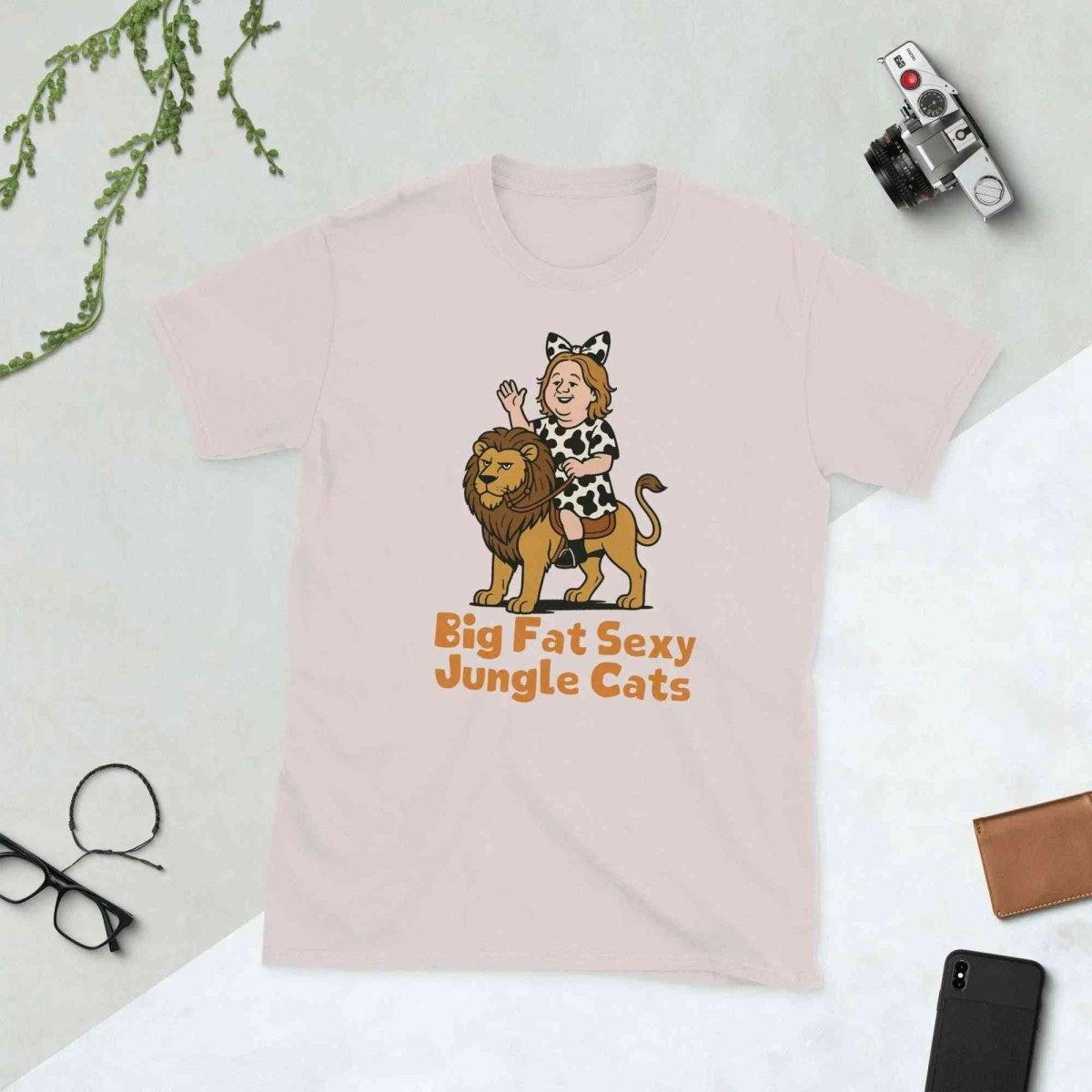 Lewis Capaldi "Big Fat Sexy Jungle Cats" Cotton T-Shirt | Unisex T-shirt Alcyone213k
