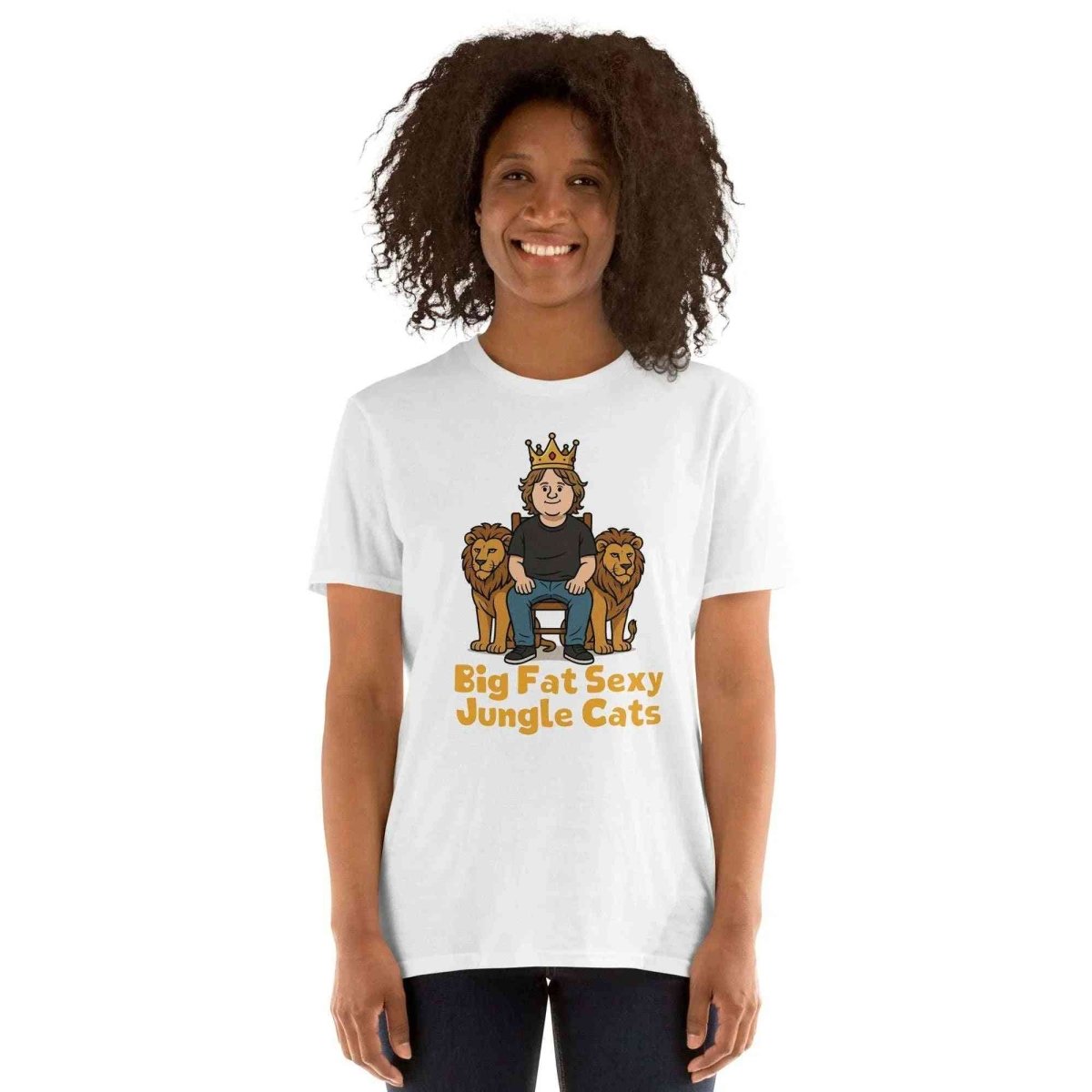 Lewis Capaldi "Big Fat Sexy Jungle Cats" T-Shirt | Unisex Cotton Tee T-shirt Alcyone213k